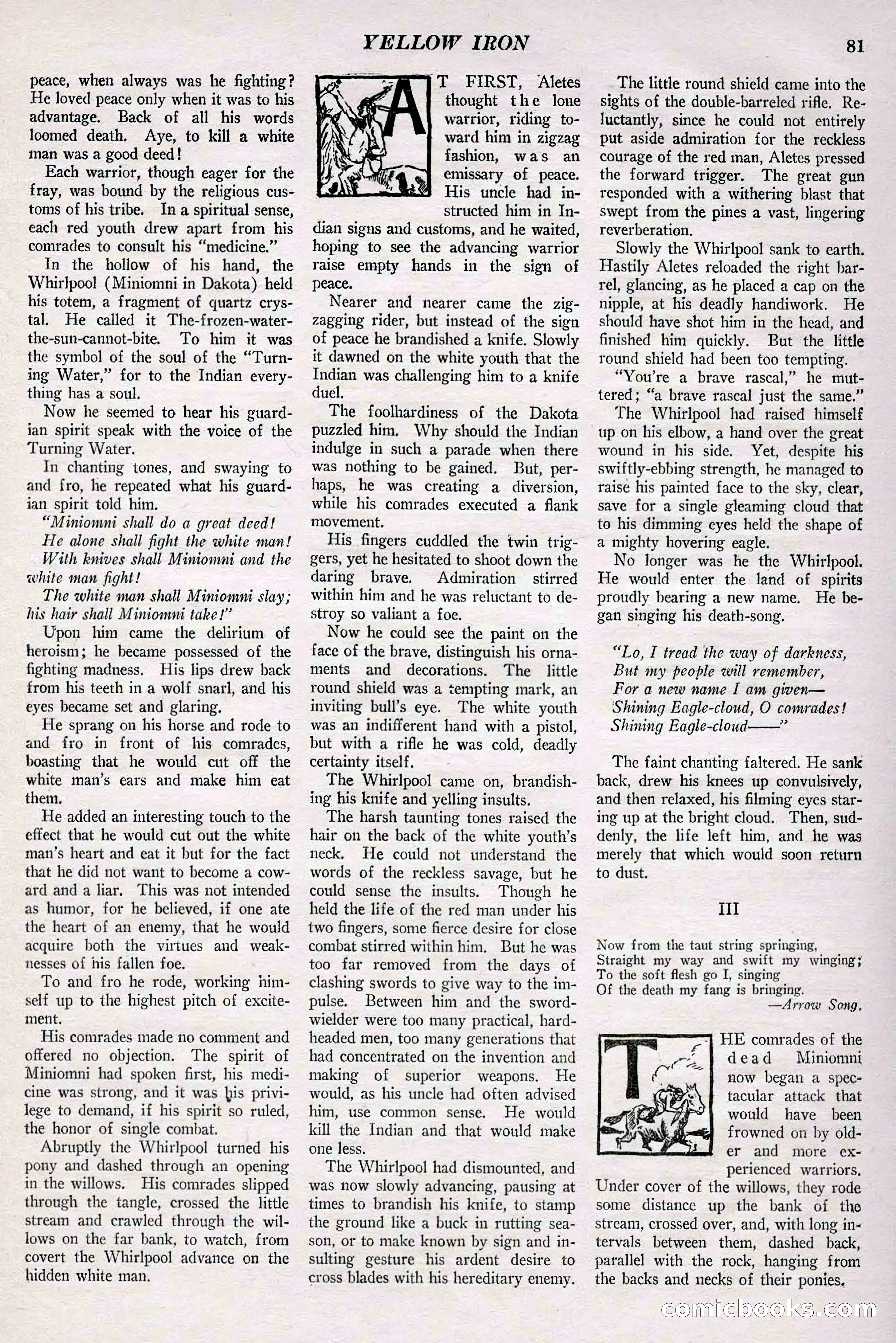 The Frontier, May 1926 — page 91: Pulp Fiction, 1926