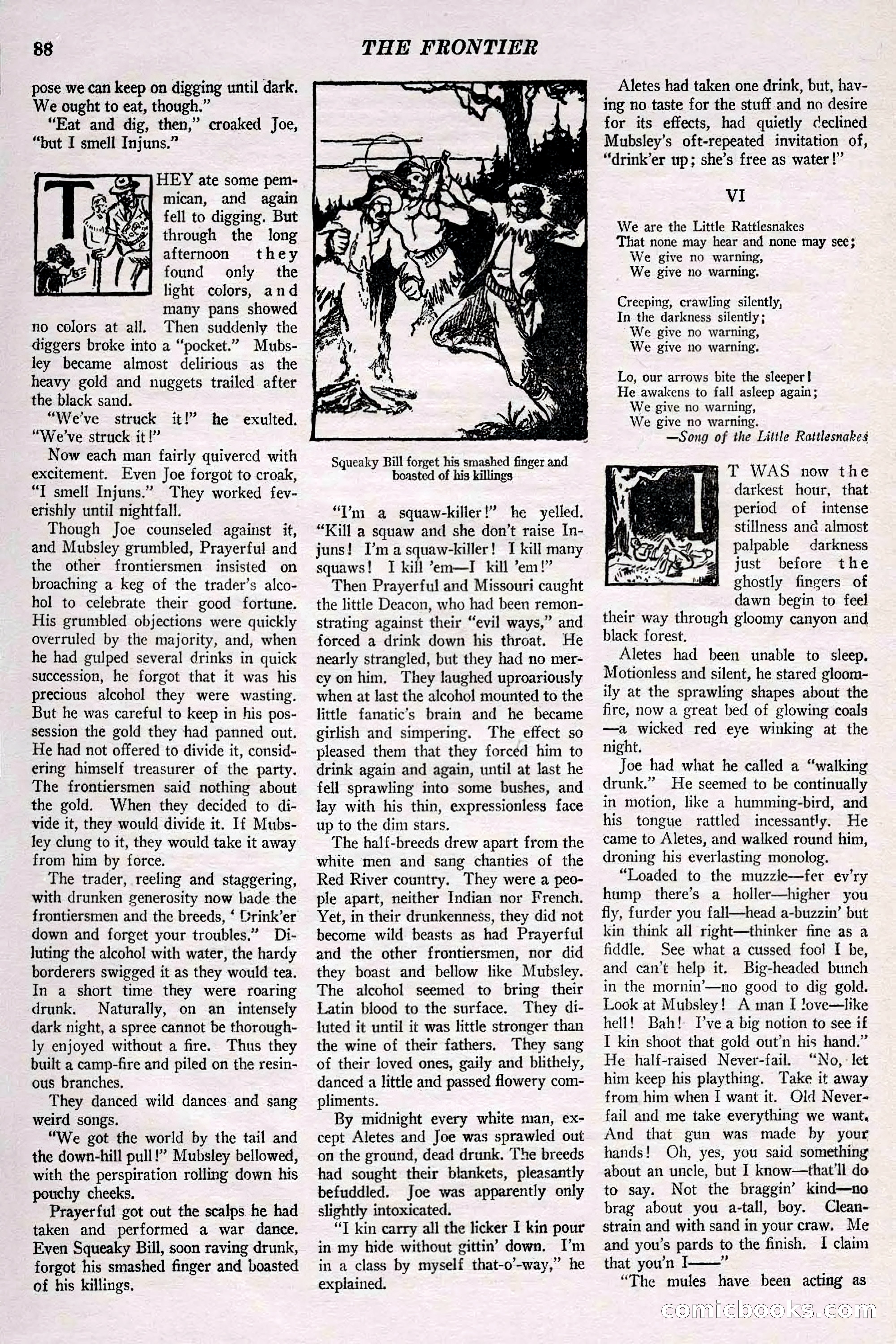 The Frontier, May 1926 — page 98: Pulp Fiction, 1926