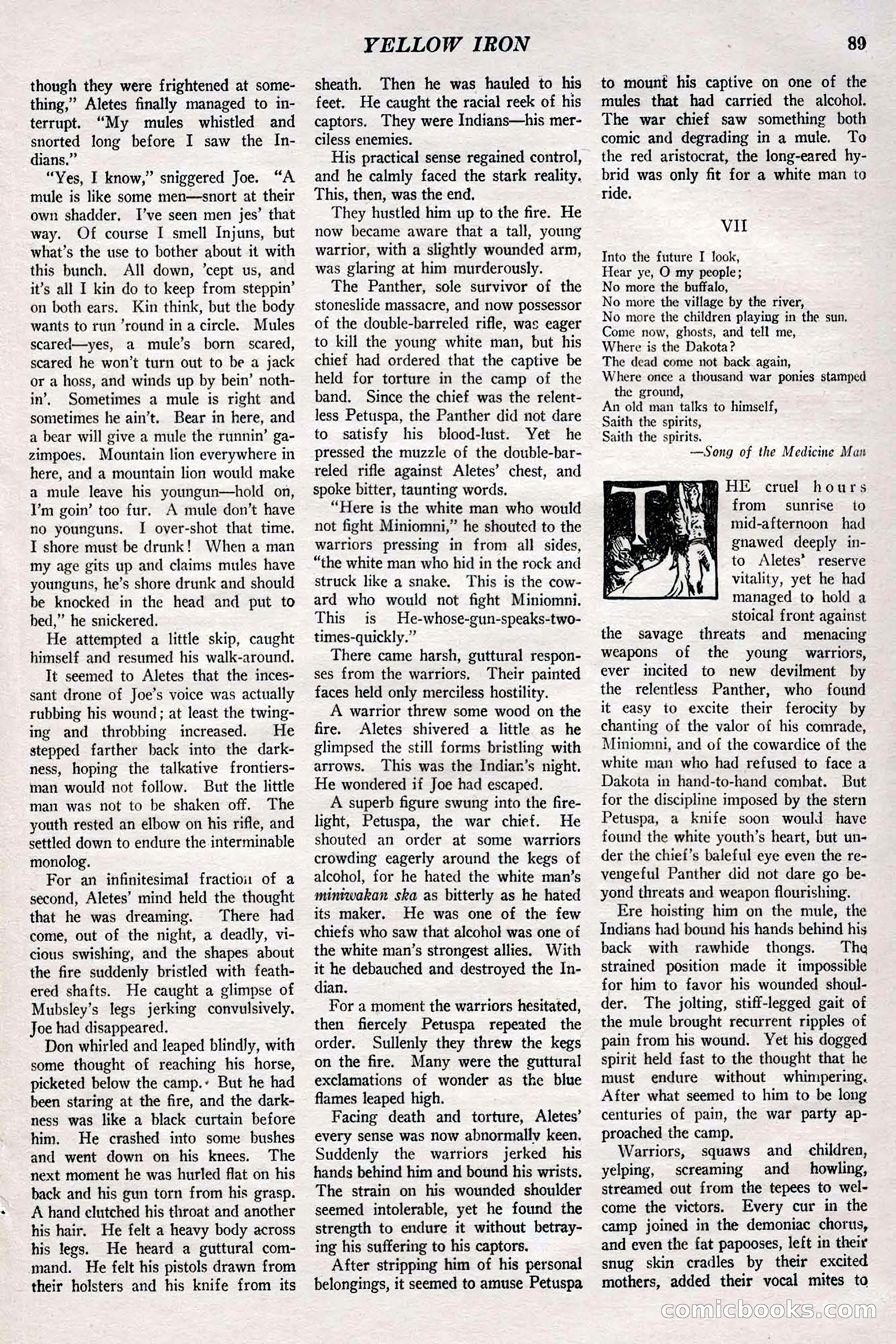The Frontier, May 1926 — page 99: Pulp Fiction, 1926