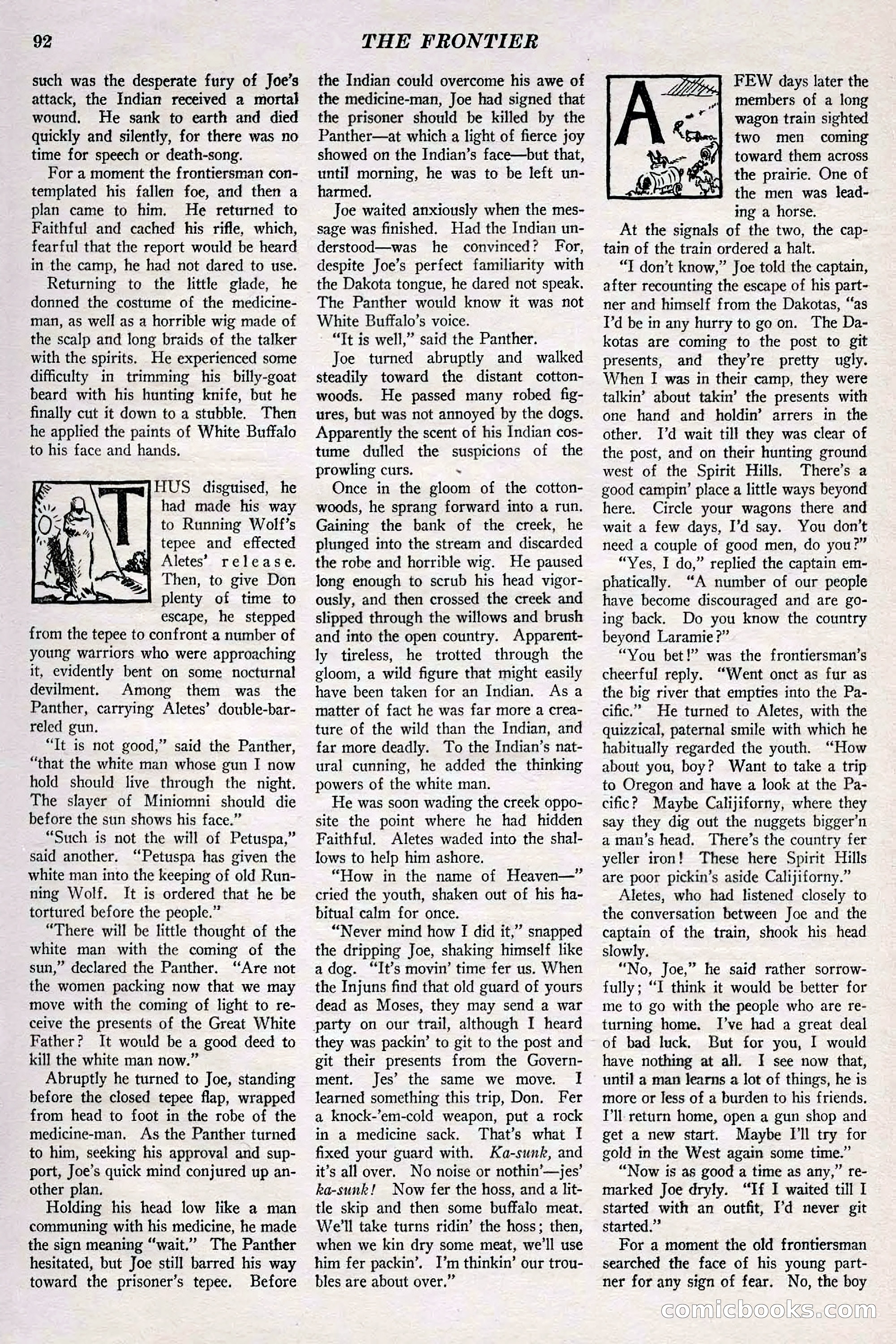 The Frontier, May 1926 — page 102: Pulp Fiction, 1926