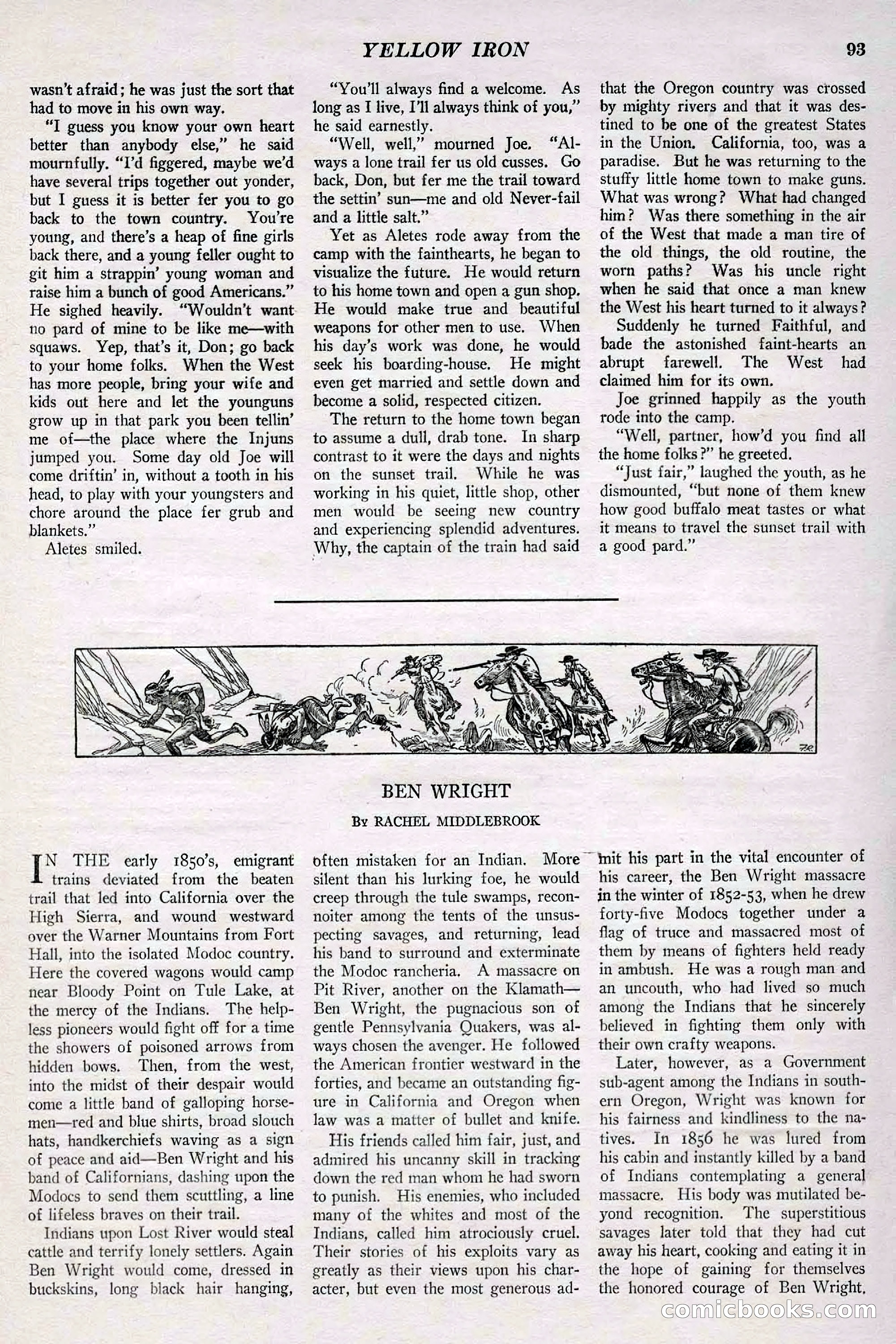 The Frontier, May 1926 — page 103: Pulp Fiction, 1926