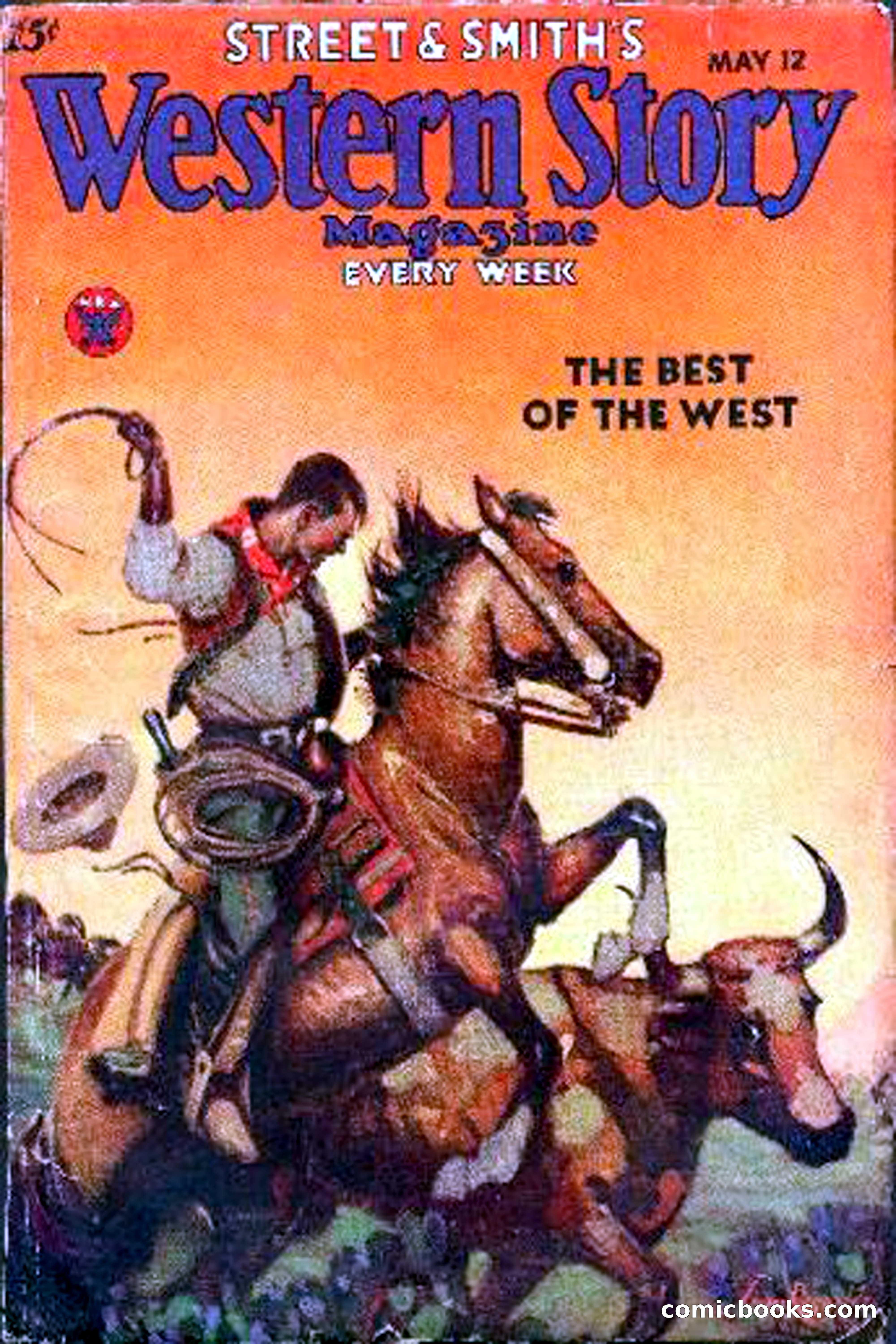 Western Story Magazine, May 12, 1934 — page 1: Pulp Fiction, 1934