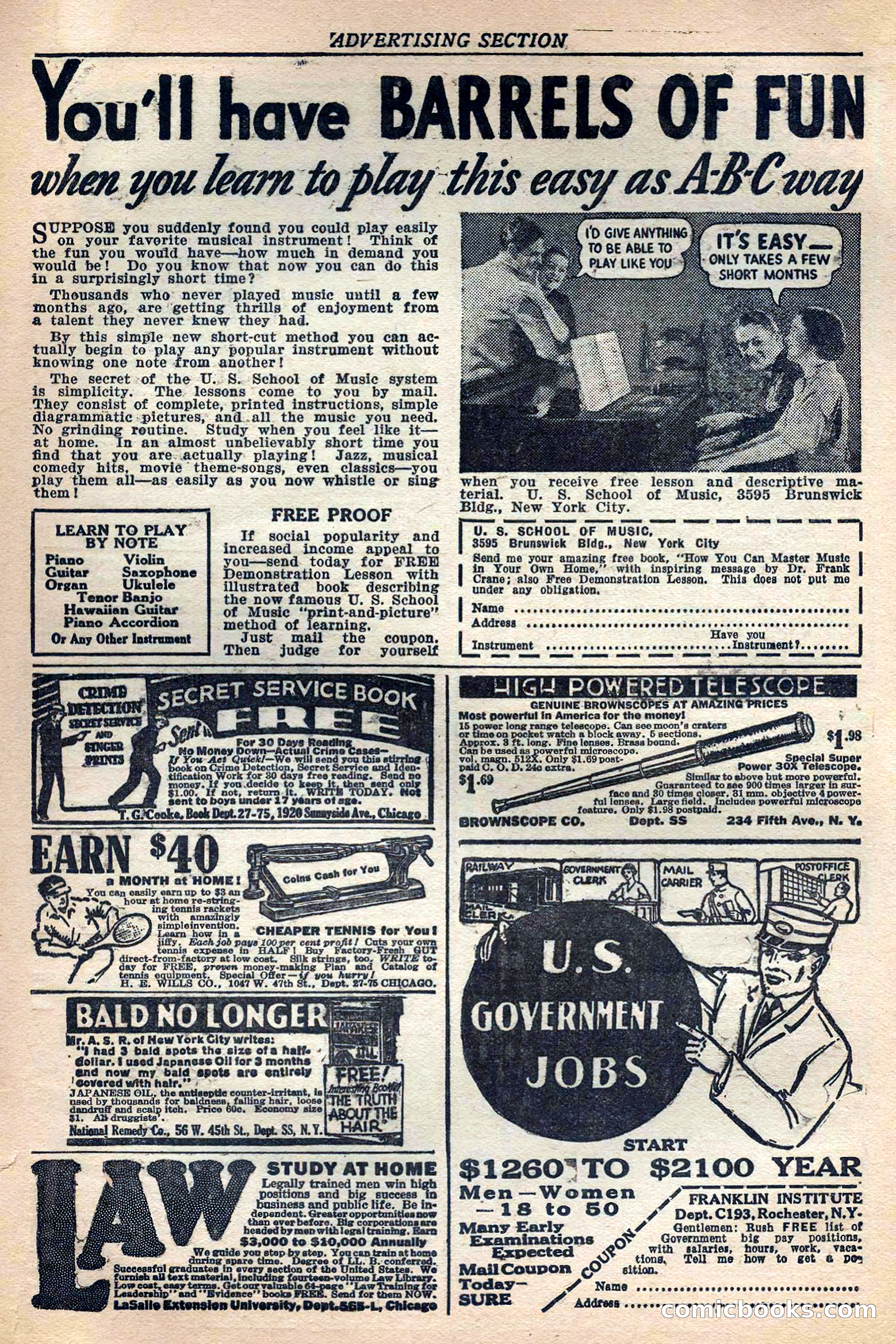 Western Story Magazine, May 12, 1934 — page 9: Pulp Fiction, 1934