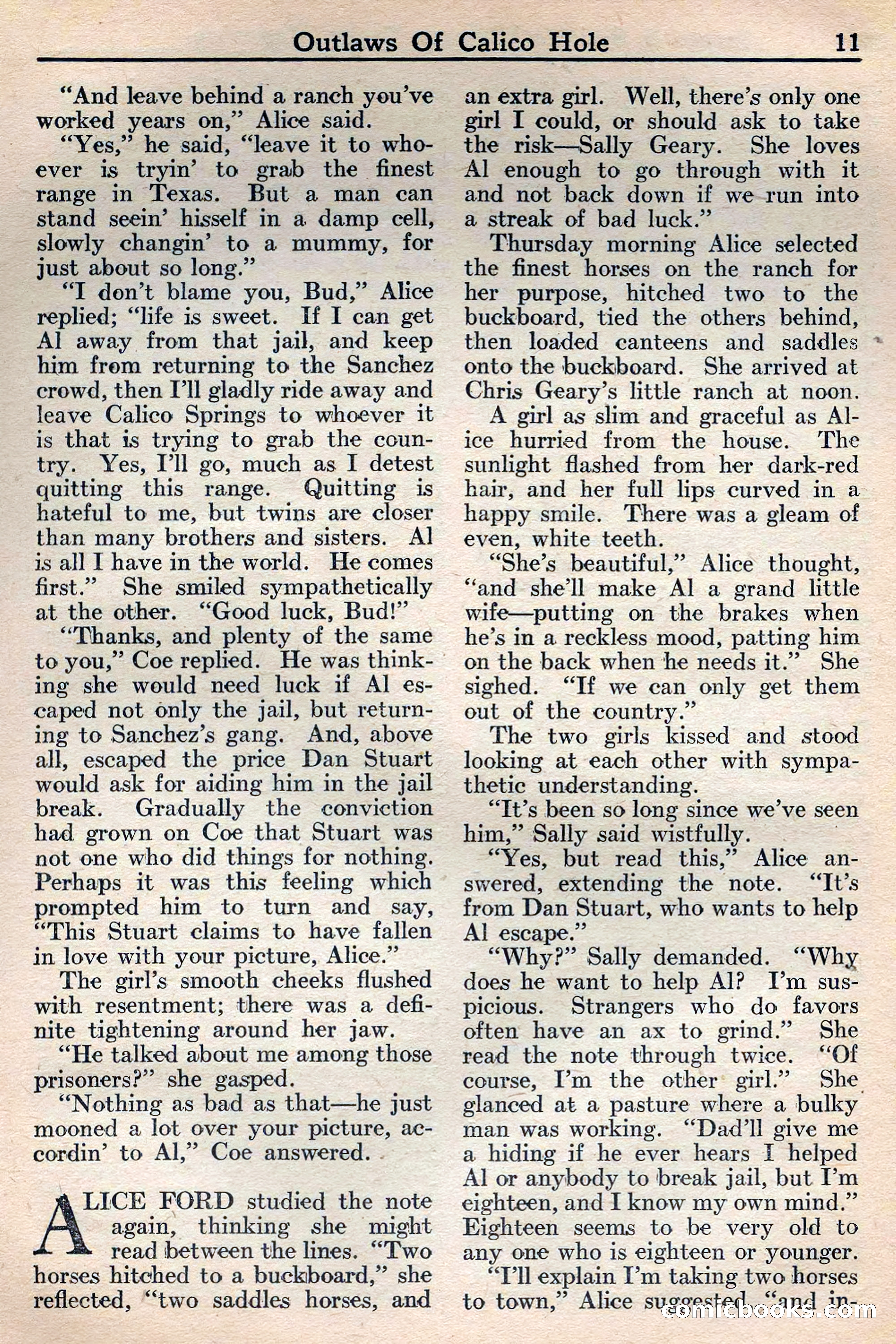 Western Story Magazine, May 12, 1934 — page 13: Pulp Fiction, 1934