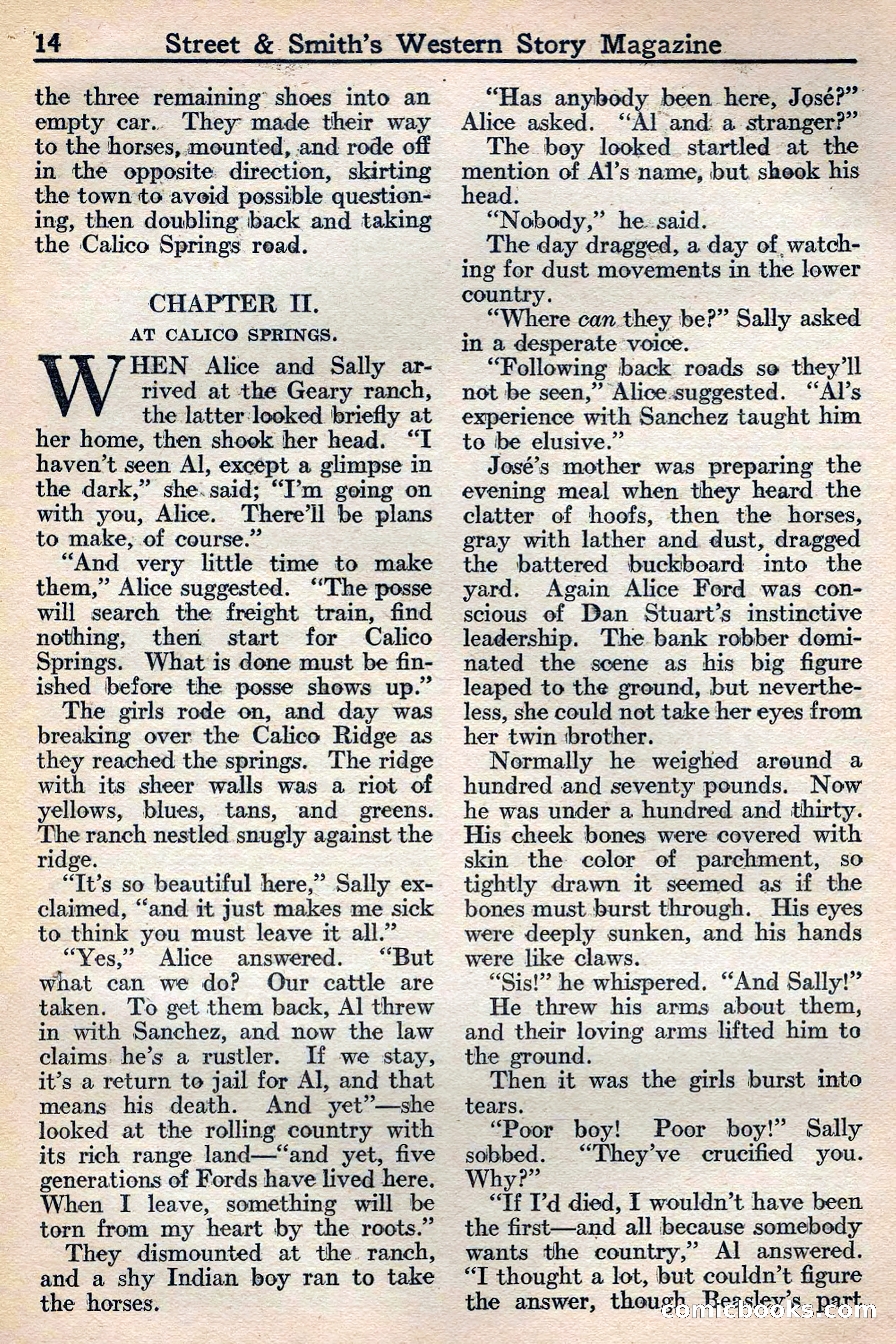 Western Story Magazine, May 12, 1934 — page 16: Pulp Fiction, 1934