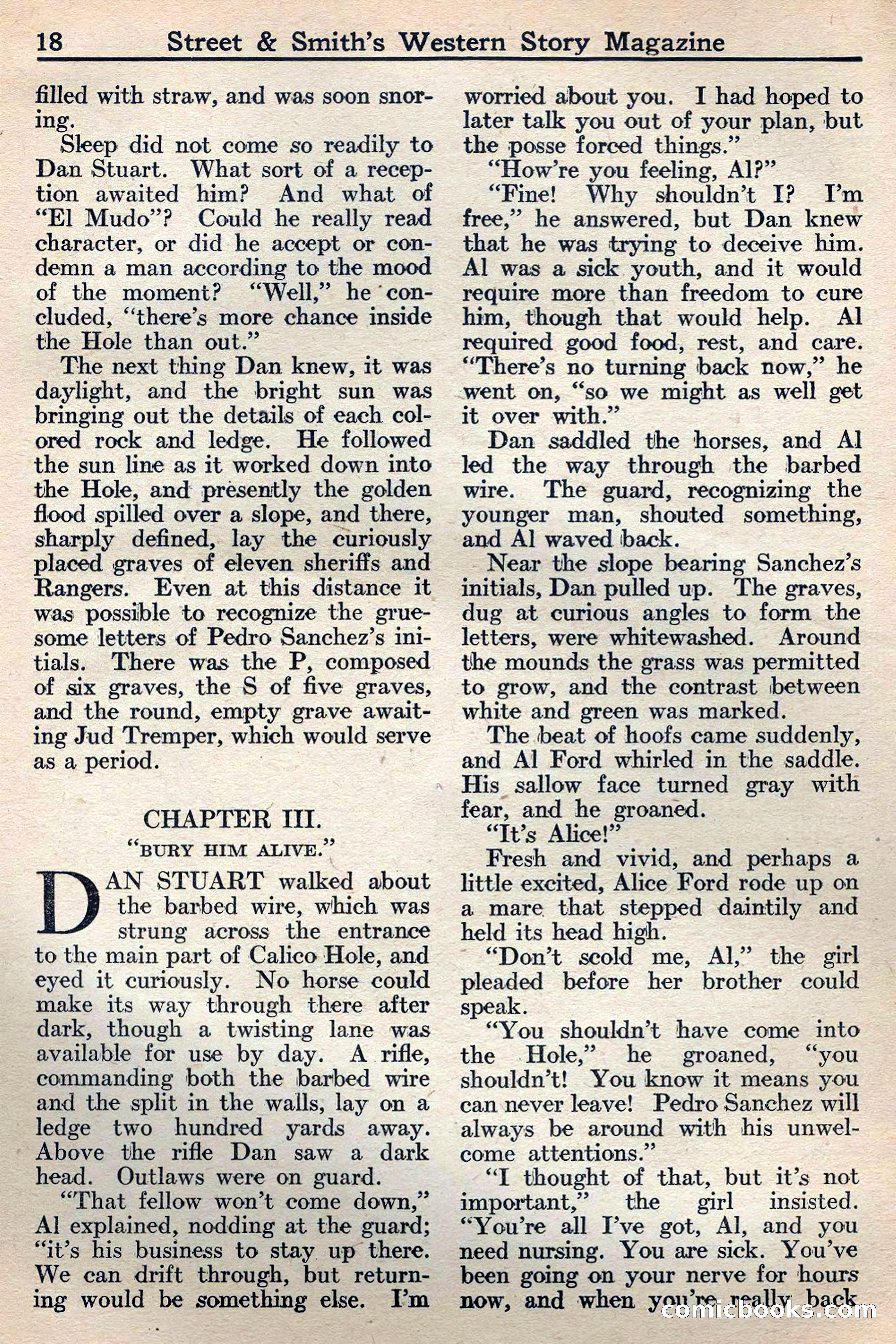 Western Story Magazine, May 12, 1934 — page 20: Pulp Fiction, 1934