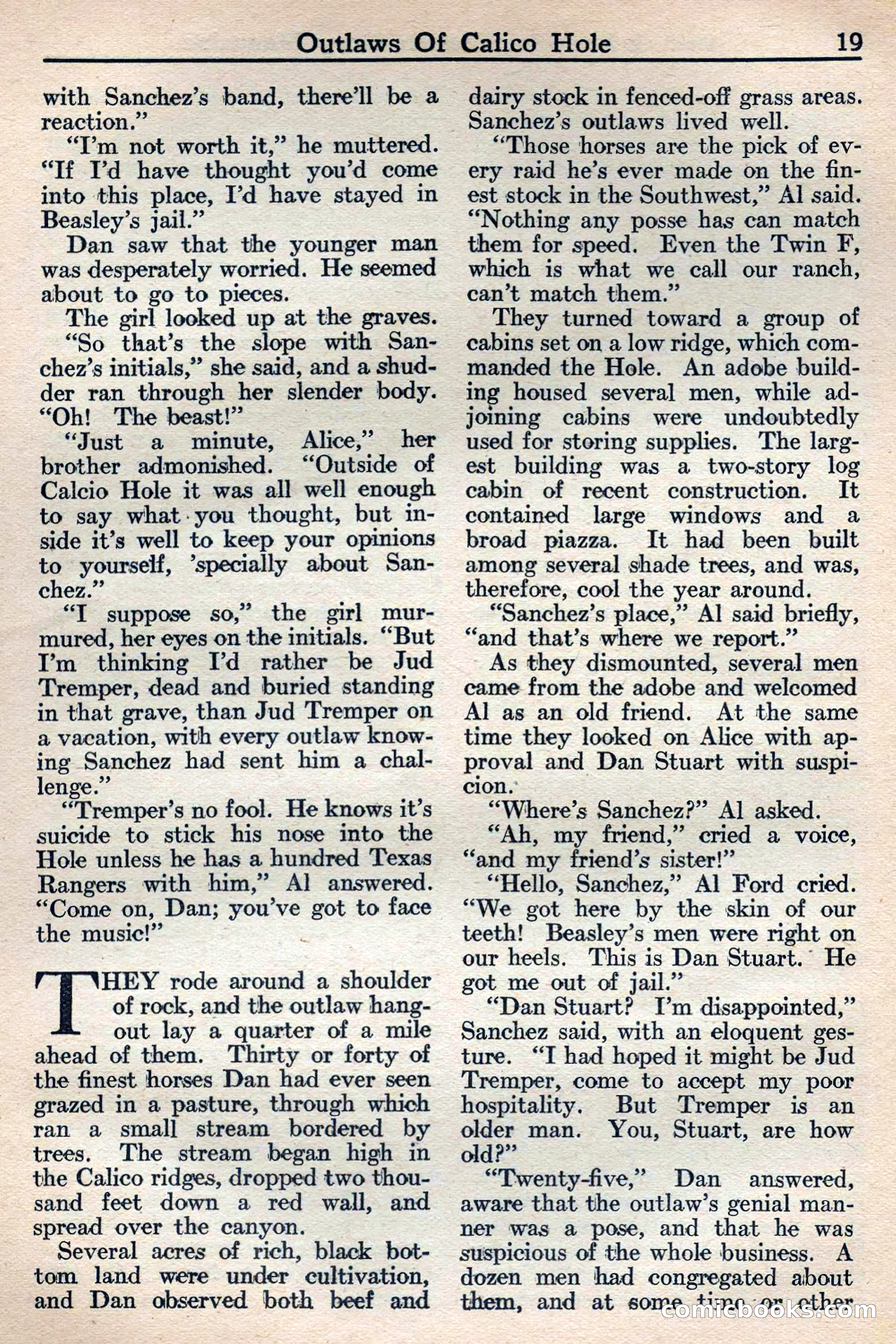 Western Story Magazine, May 12, 1934 — page 21: Pulp Fiction, 1934