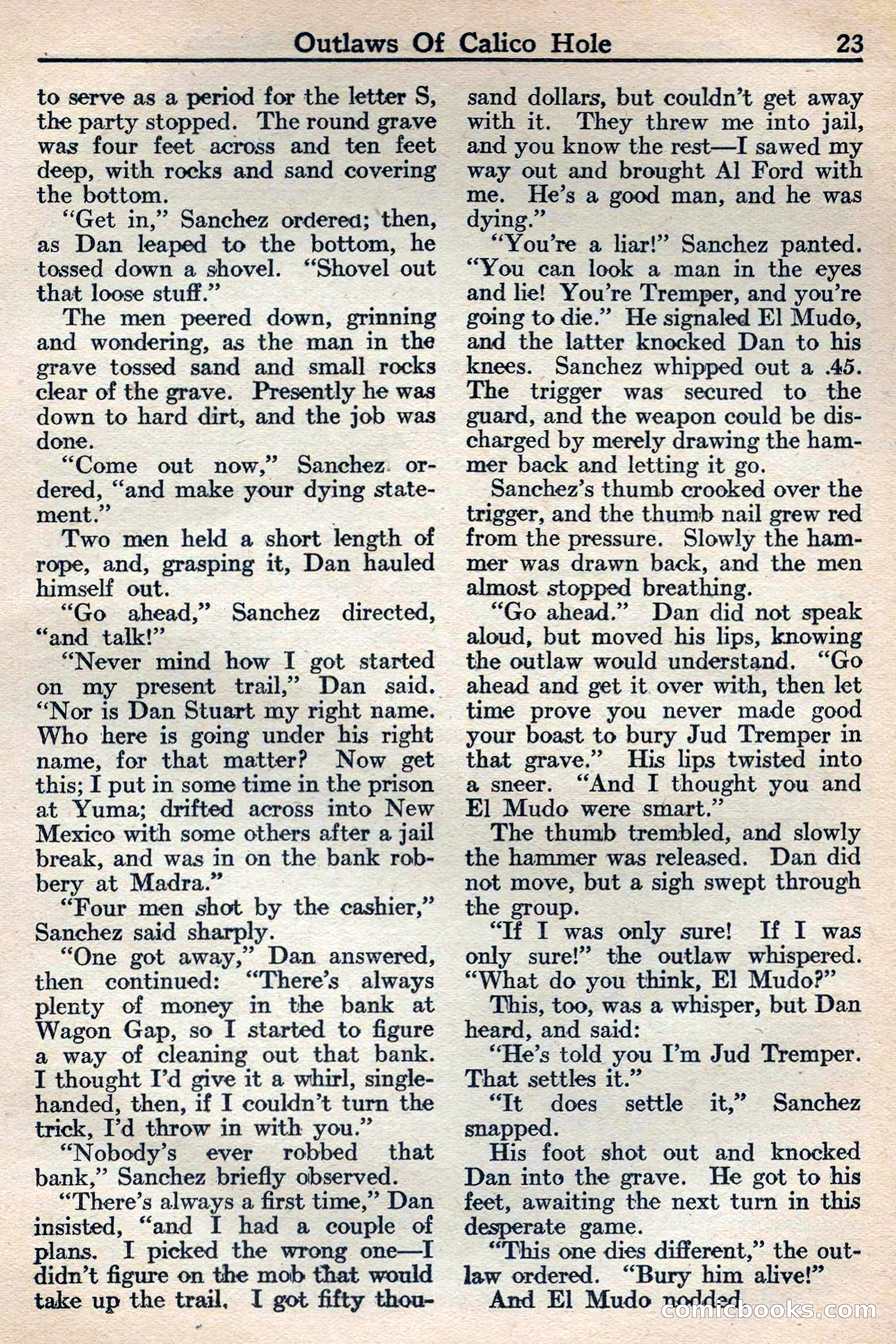 Western Story Magazine, May 12, 1934 — page 25: Pulp Fiction, 1934