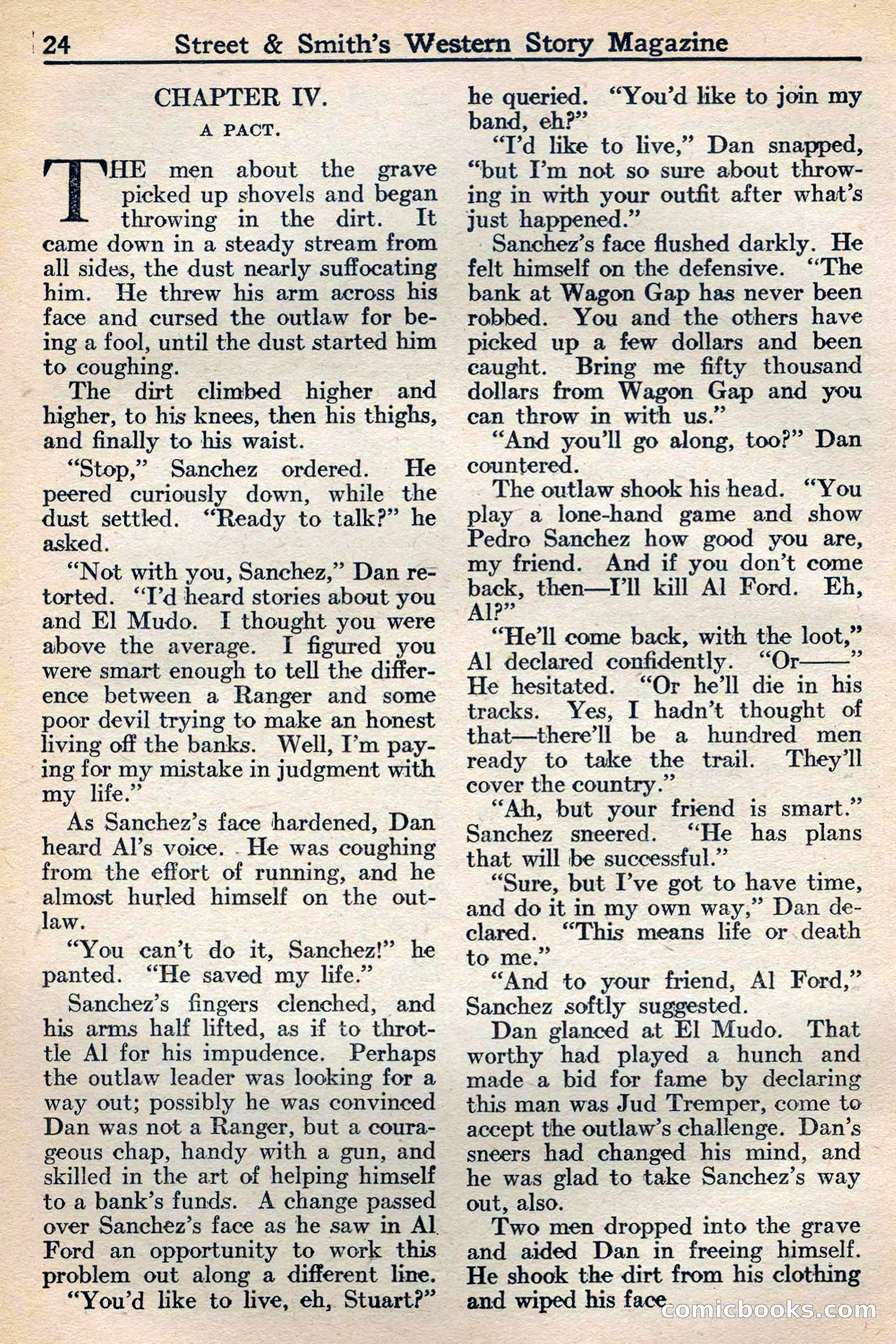 Western Story Magazine, May 12, 1934 — page 26: Pulp Fiction, 1934