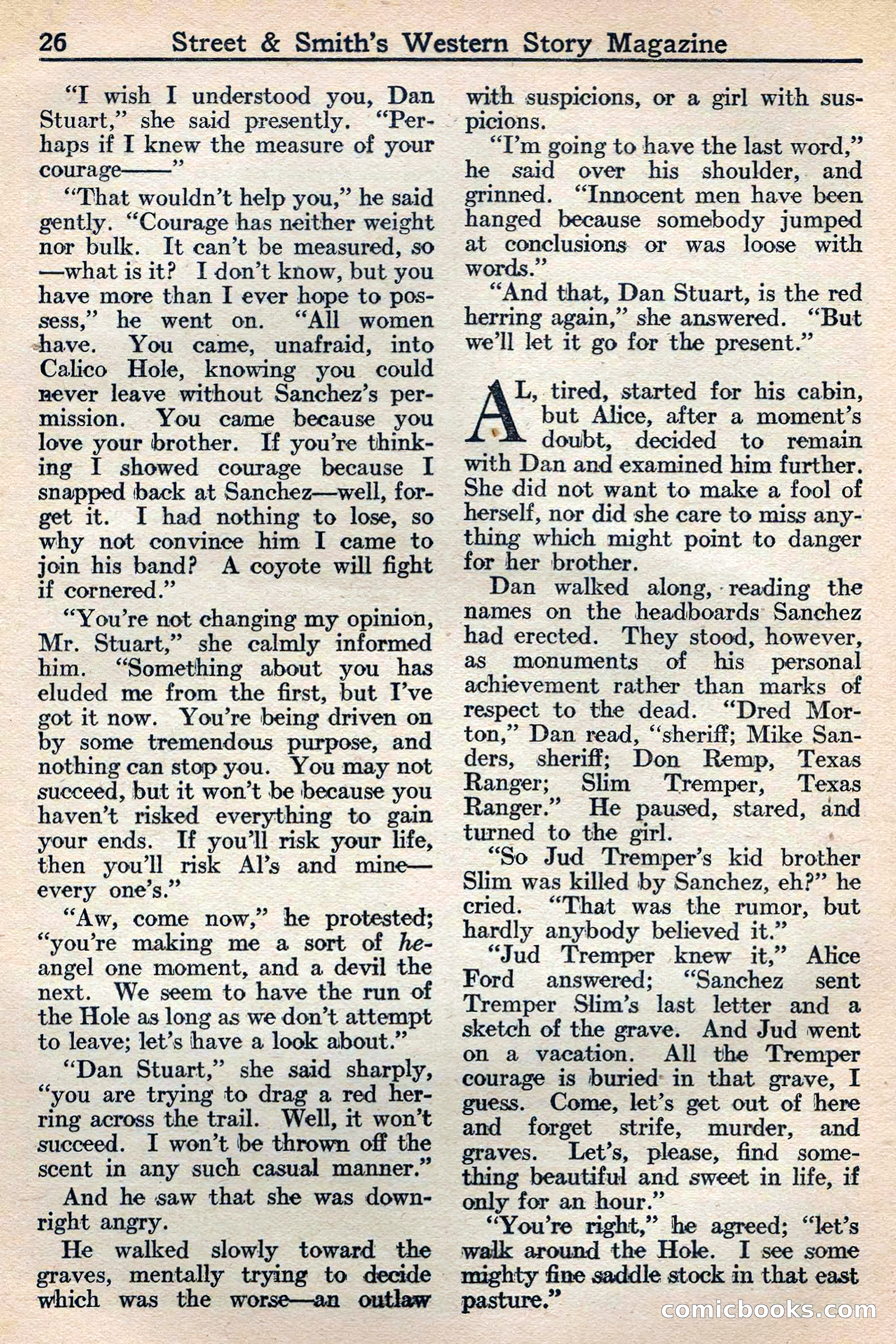 Western Story Magazine, May 12, 1934 — page 28: Pulp Fiction, 1934