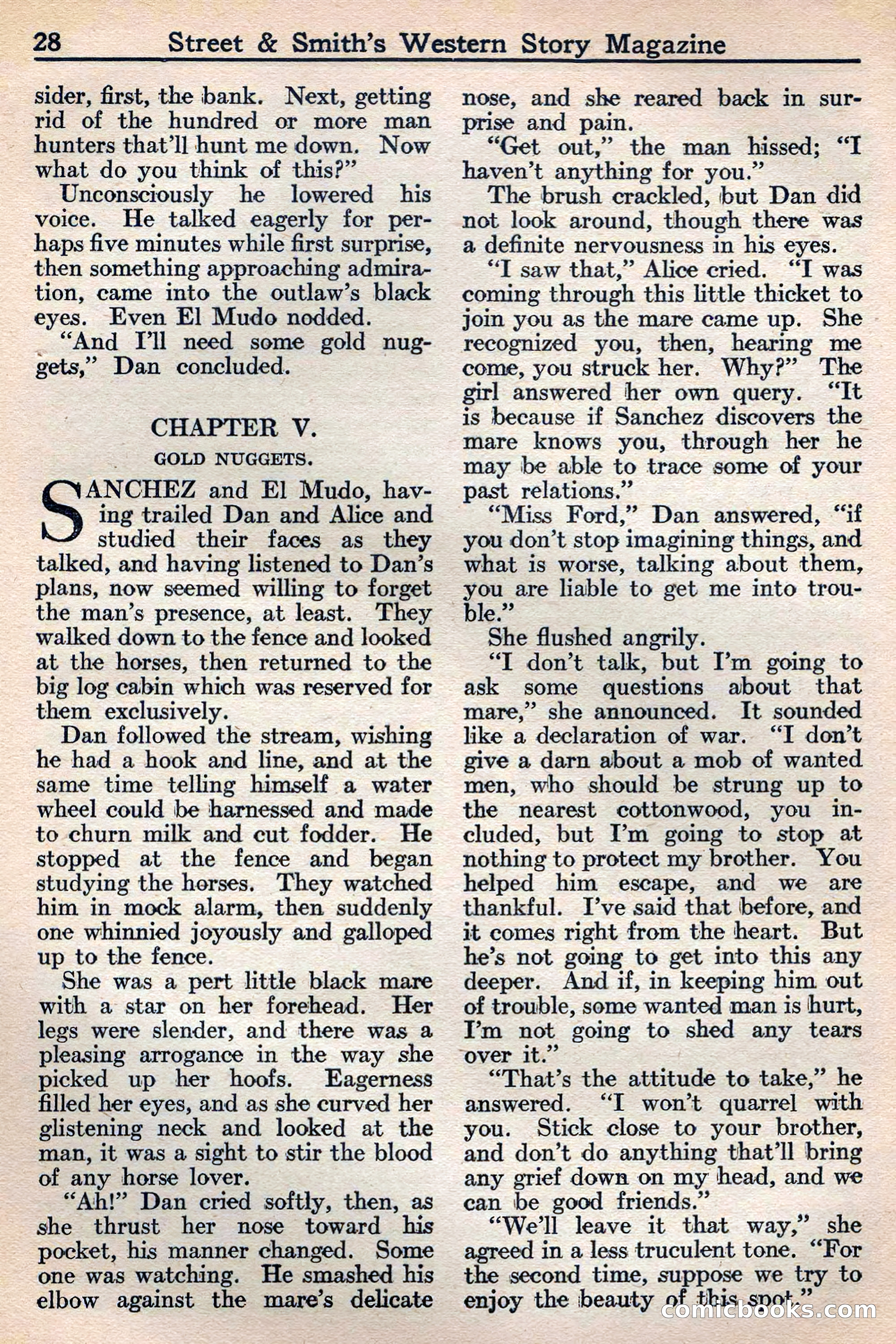 Western Story Magazine, May 12, 1934 — page 30: Pulp Fiction, 1934