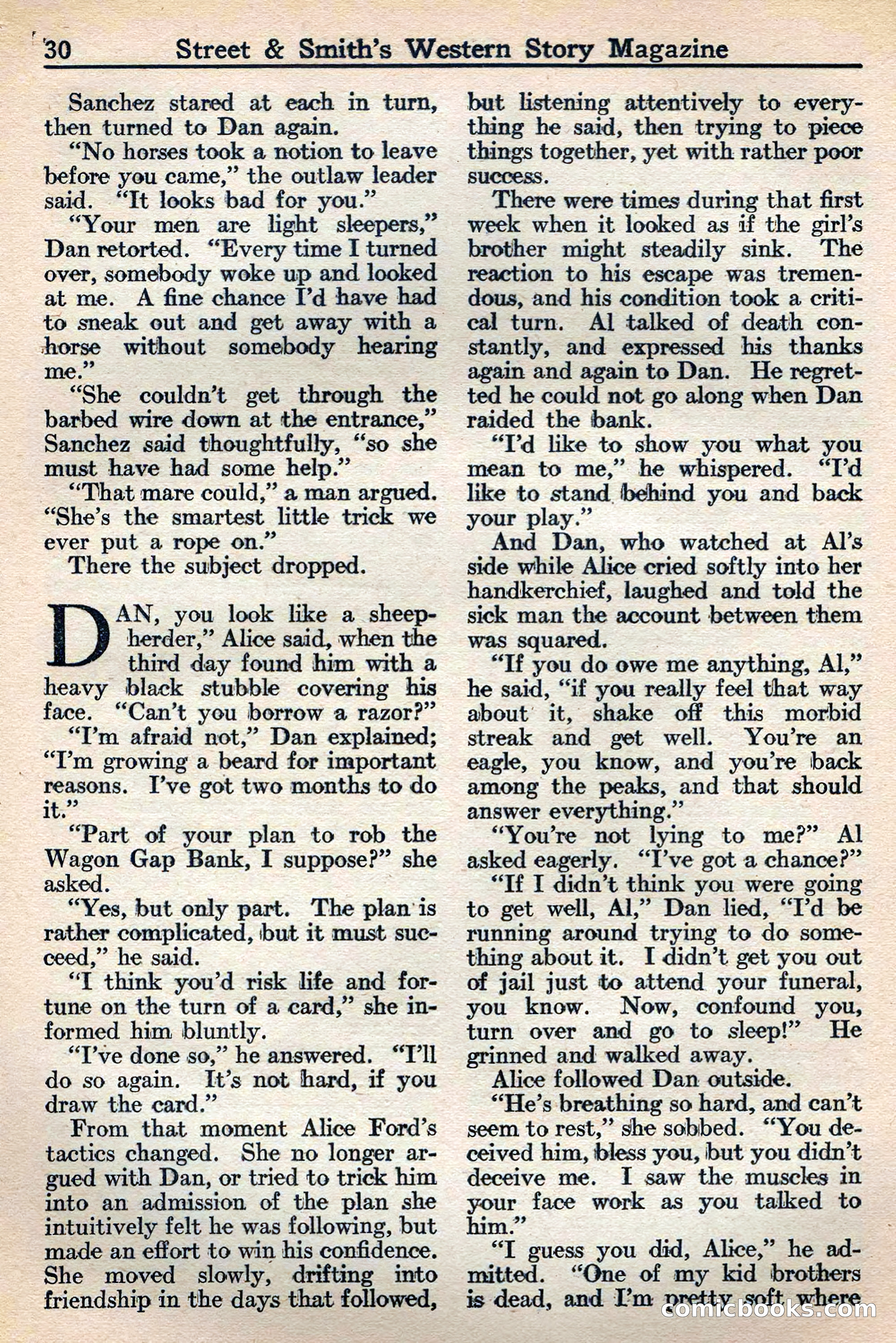 Western Story Magazine, May 12, 1934 — page 32: Pulp Fiction, 1934