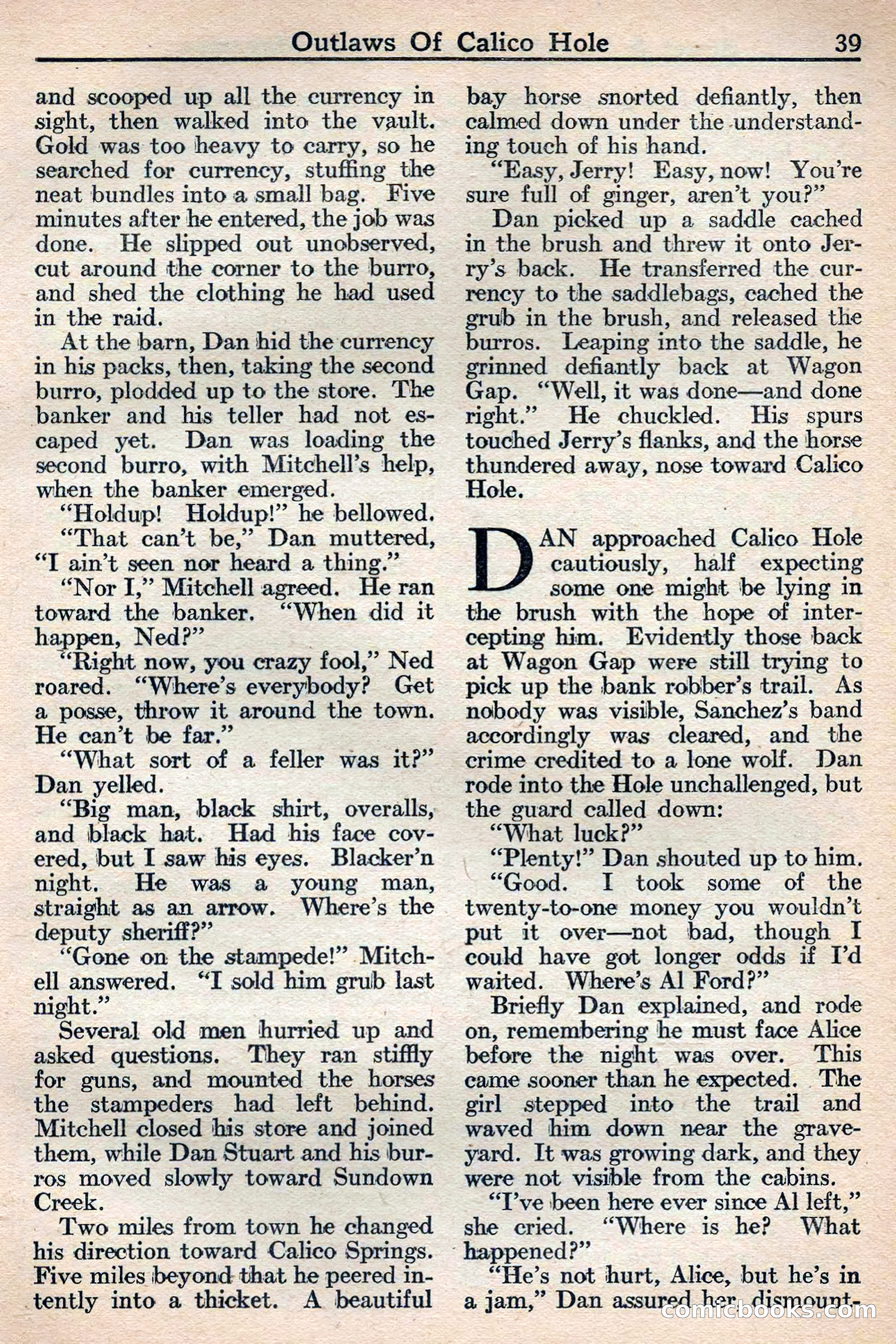 Western Story Magazine, May 12, 1934 — page 41: Pulp Fiction, 1934