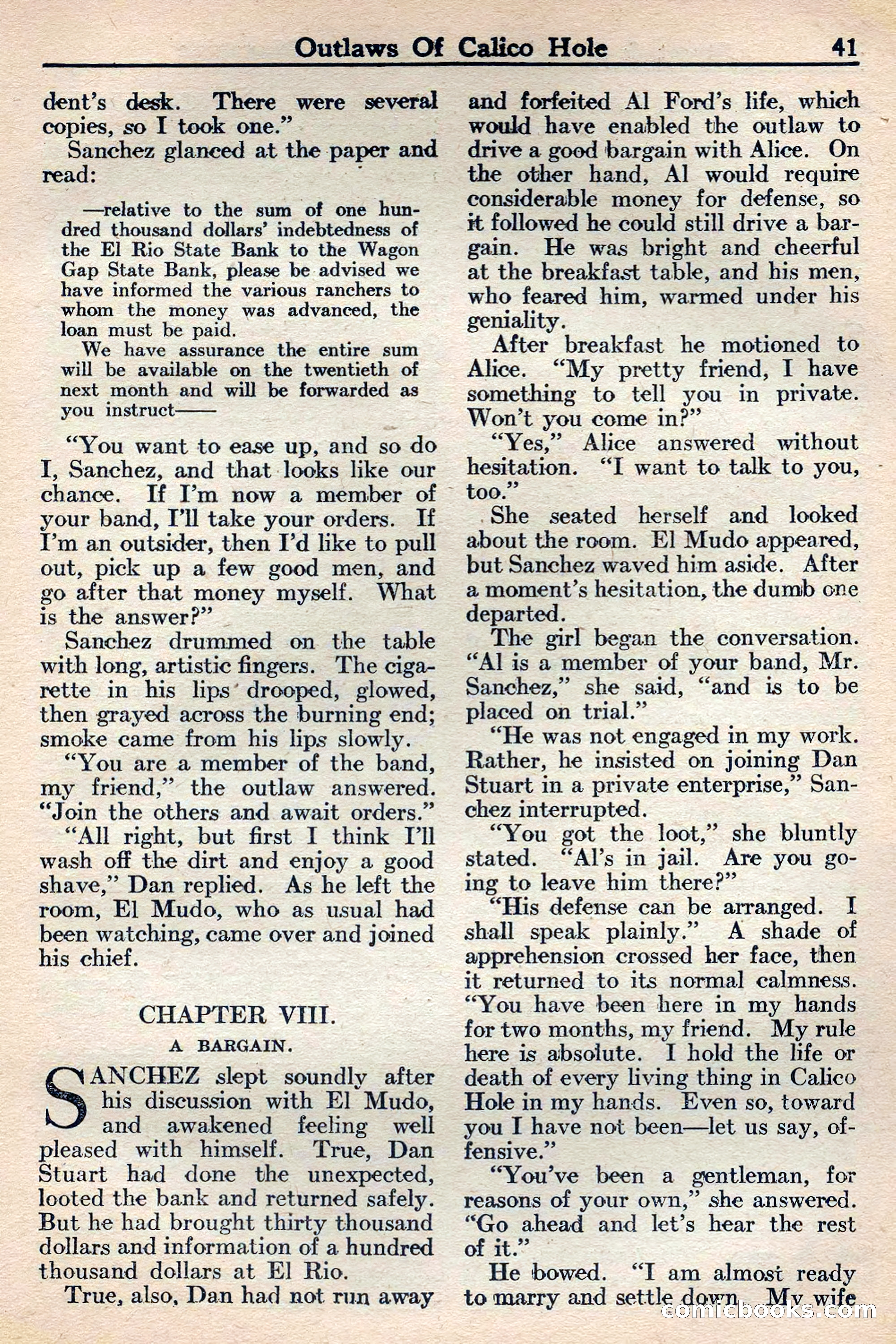 Western Story Magazine, May 12, 1934 — page 43: Pulp Fiction, 1934