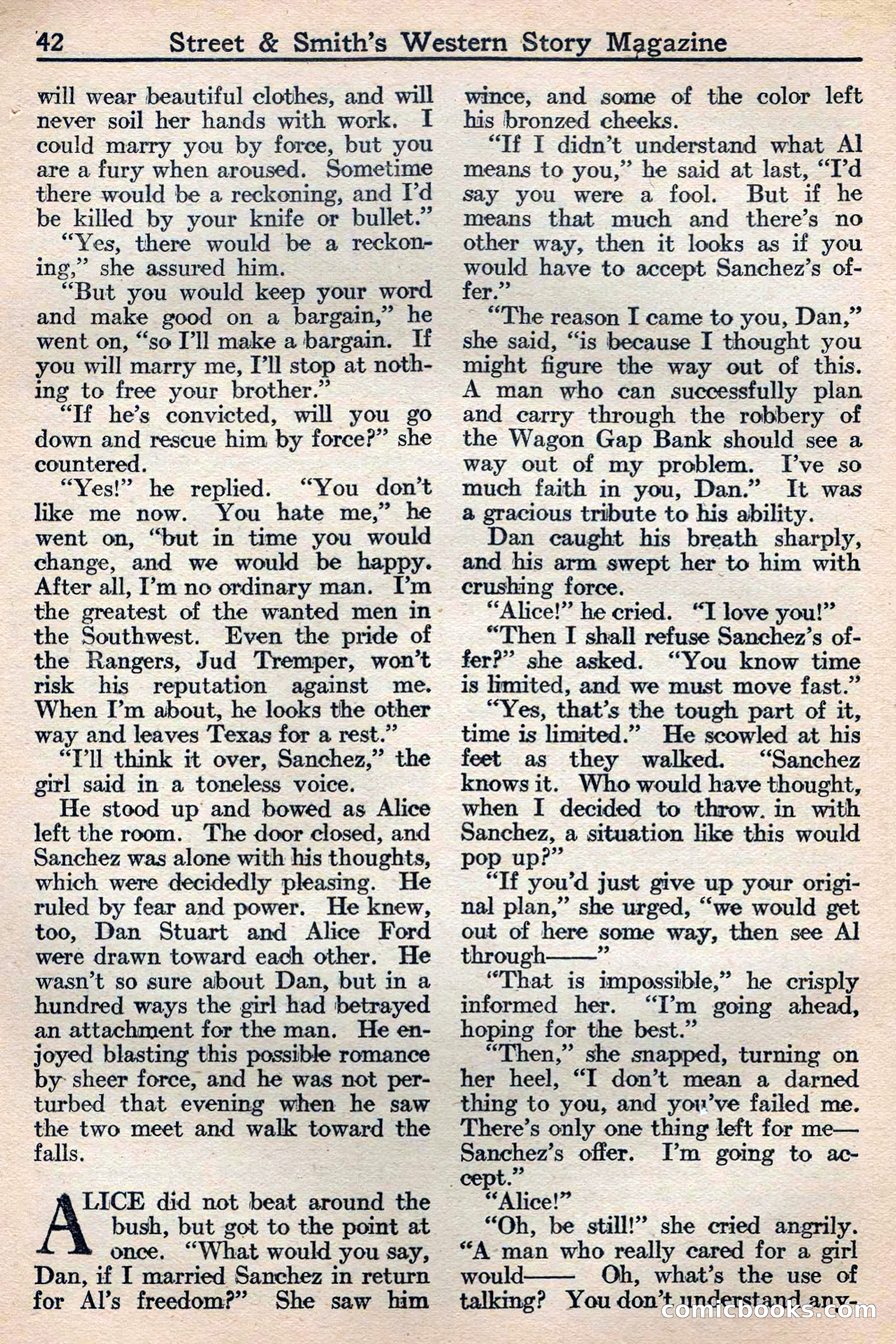 Western Story Magazine, May 12, 1934 — page 44: Pulp Fiction, 1934