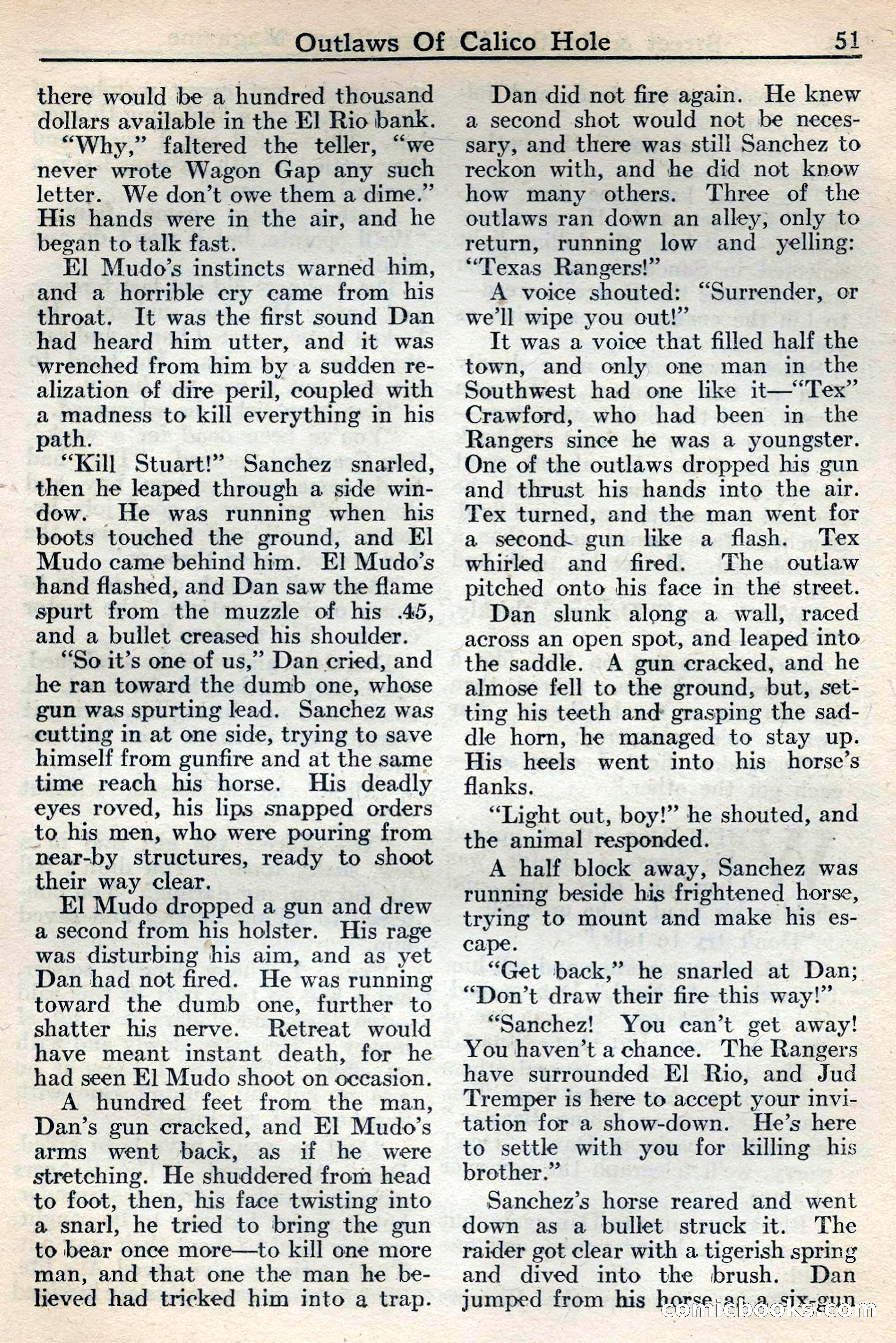 Western Story Magazine, May 12, 1934 — page 53: Pulp Fiction, 1934