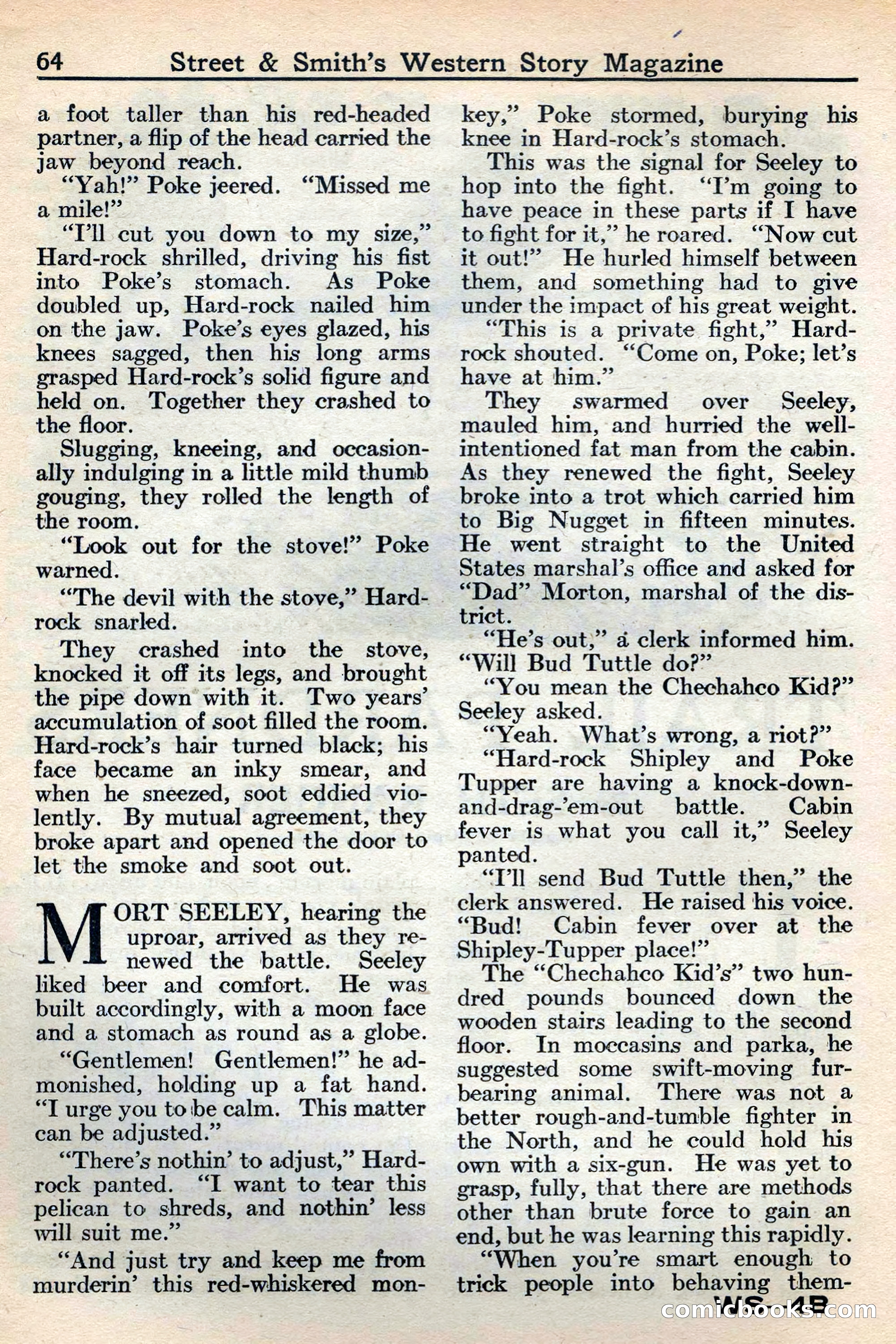 Western Story Magazine, May 12, 1934 — page 66: Pulp Fiction, 1934