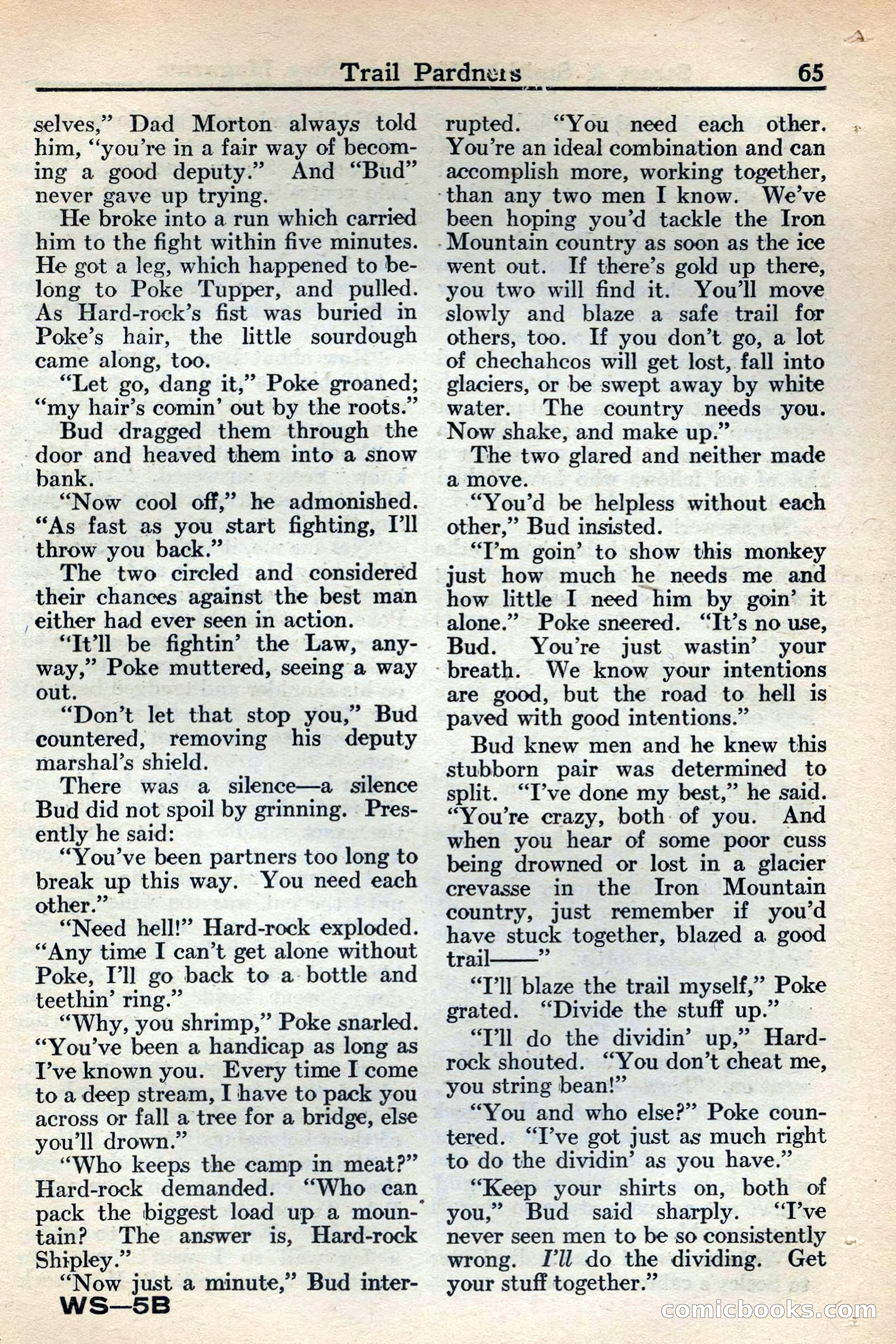 Western Story Magazine, May 12, 1934 — page 67: Pulp Fiction, 1934