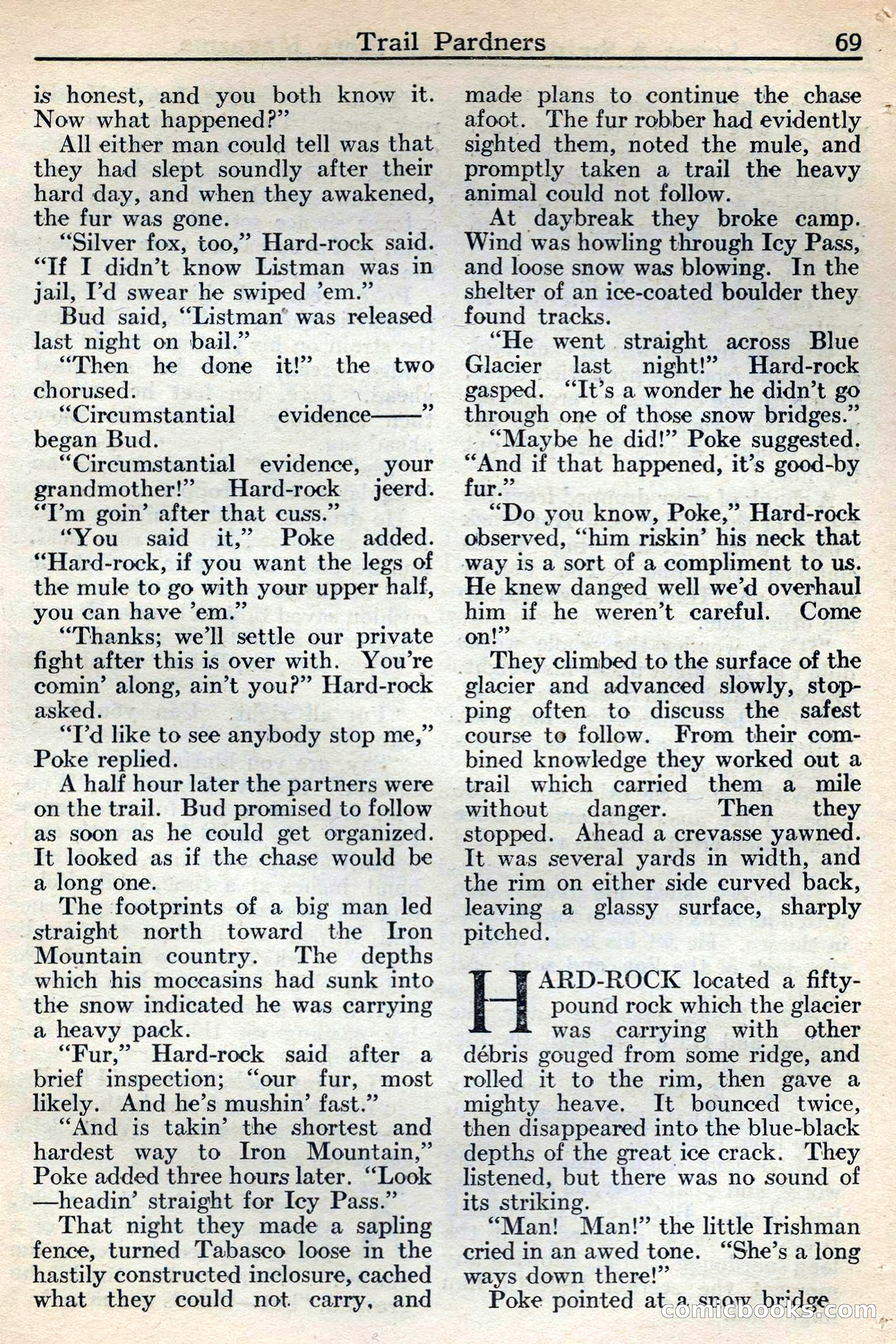 Western Story Magazine, May 12, 1934 — page 71: Pulp Fiction, 1934