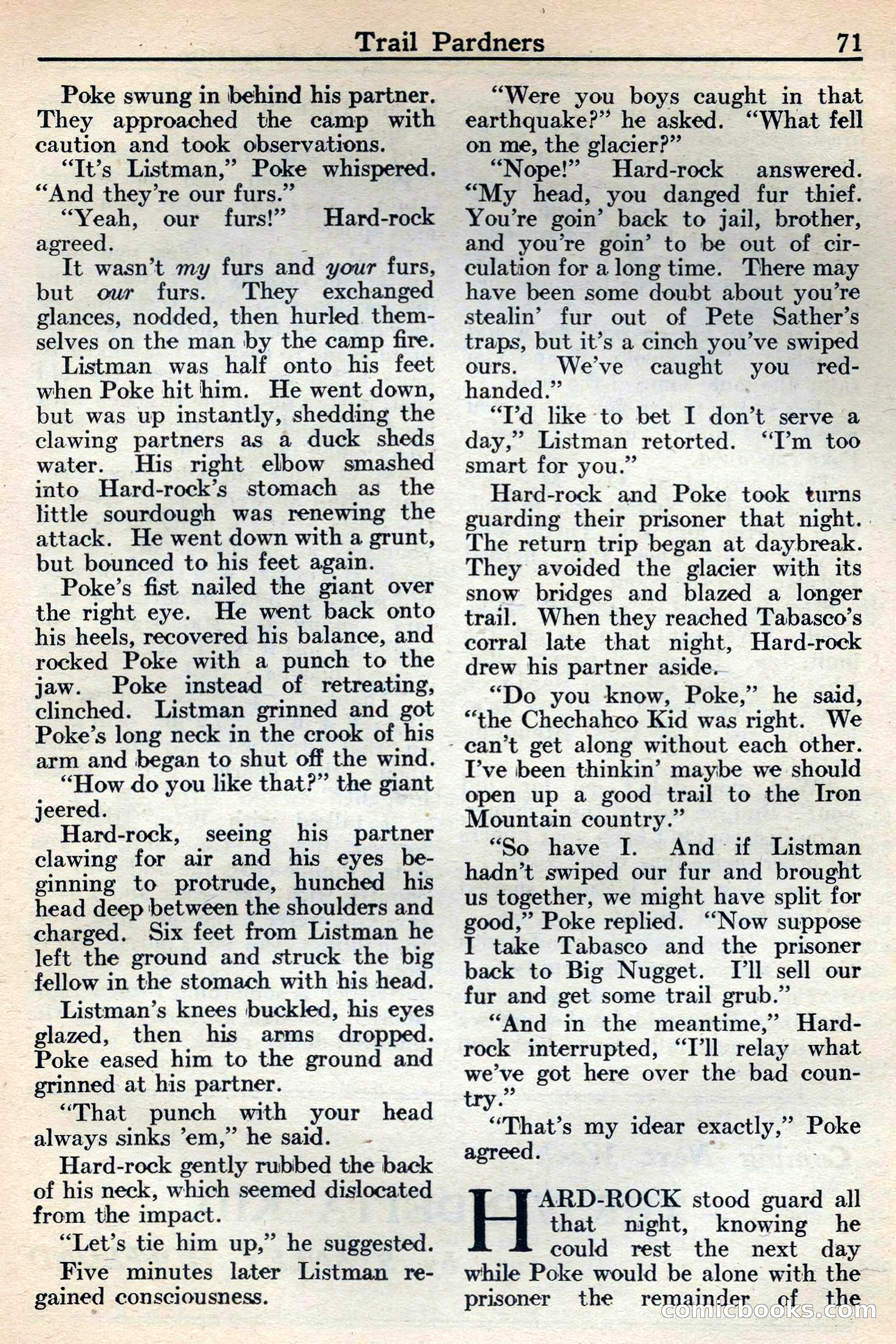 Western Story Magazine, May 12, 1934 — page 73: Pulp Fiction, 1934