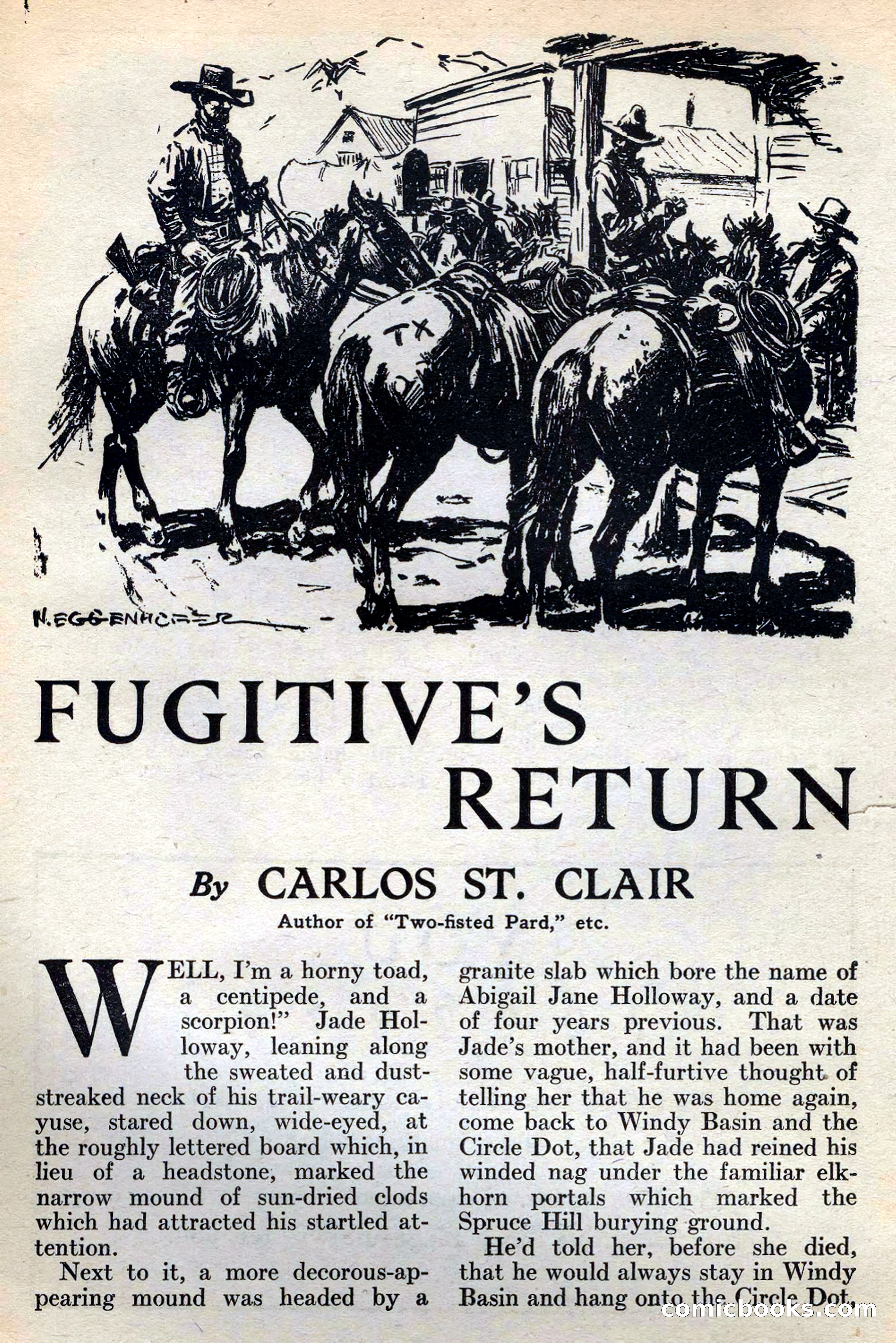 Western Story Magazine, May 12, 1934 — page 84: Pulp Fiction, 1934