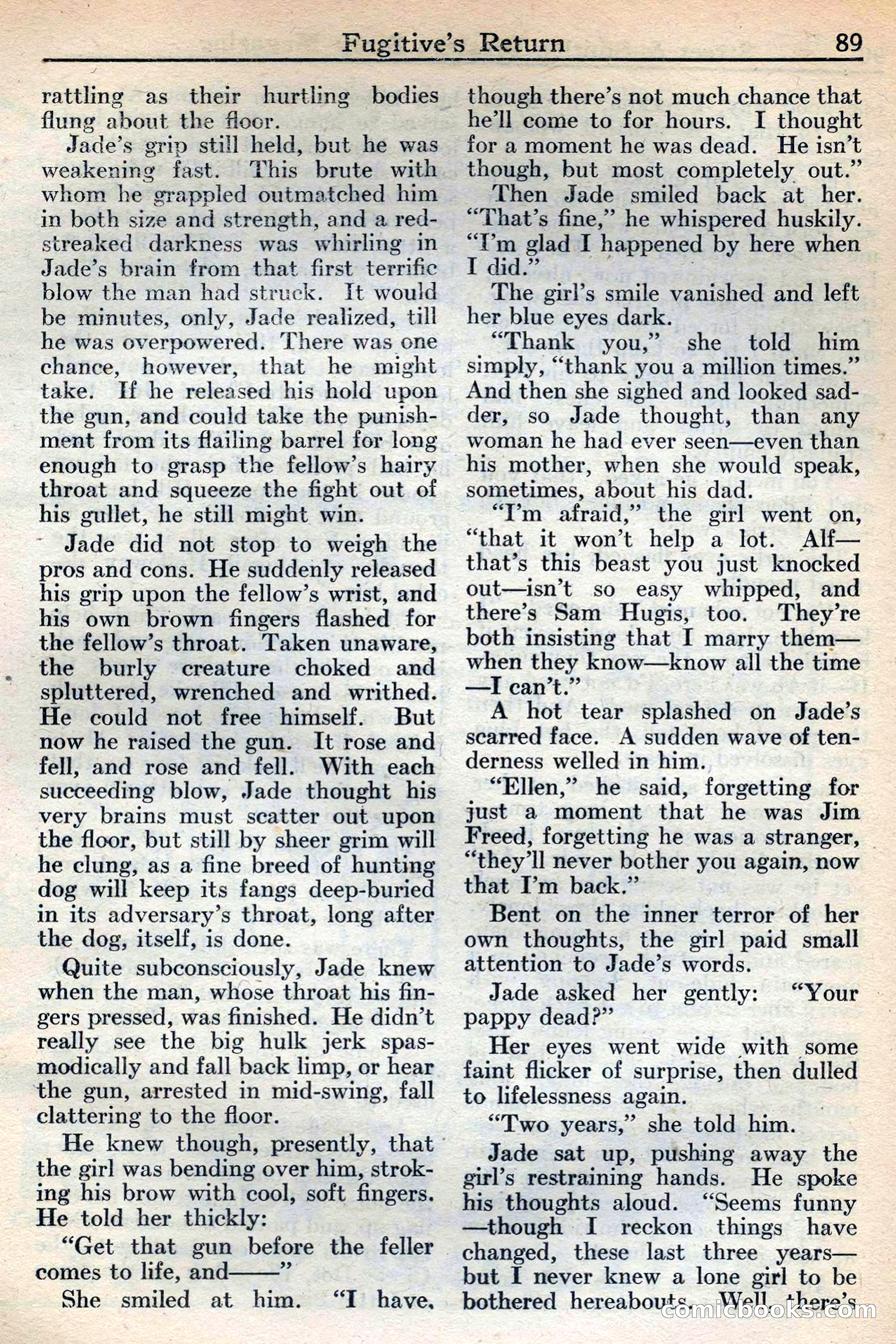 Western Story Magazine, May 12, 1934 — page 91: Pulp Fiction, 1934