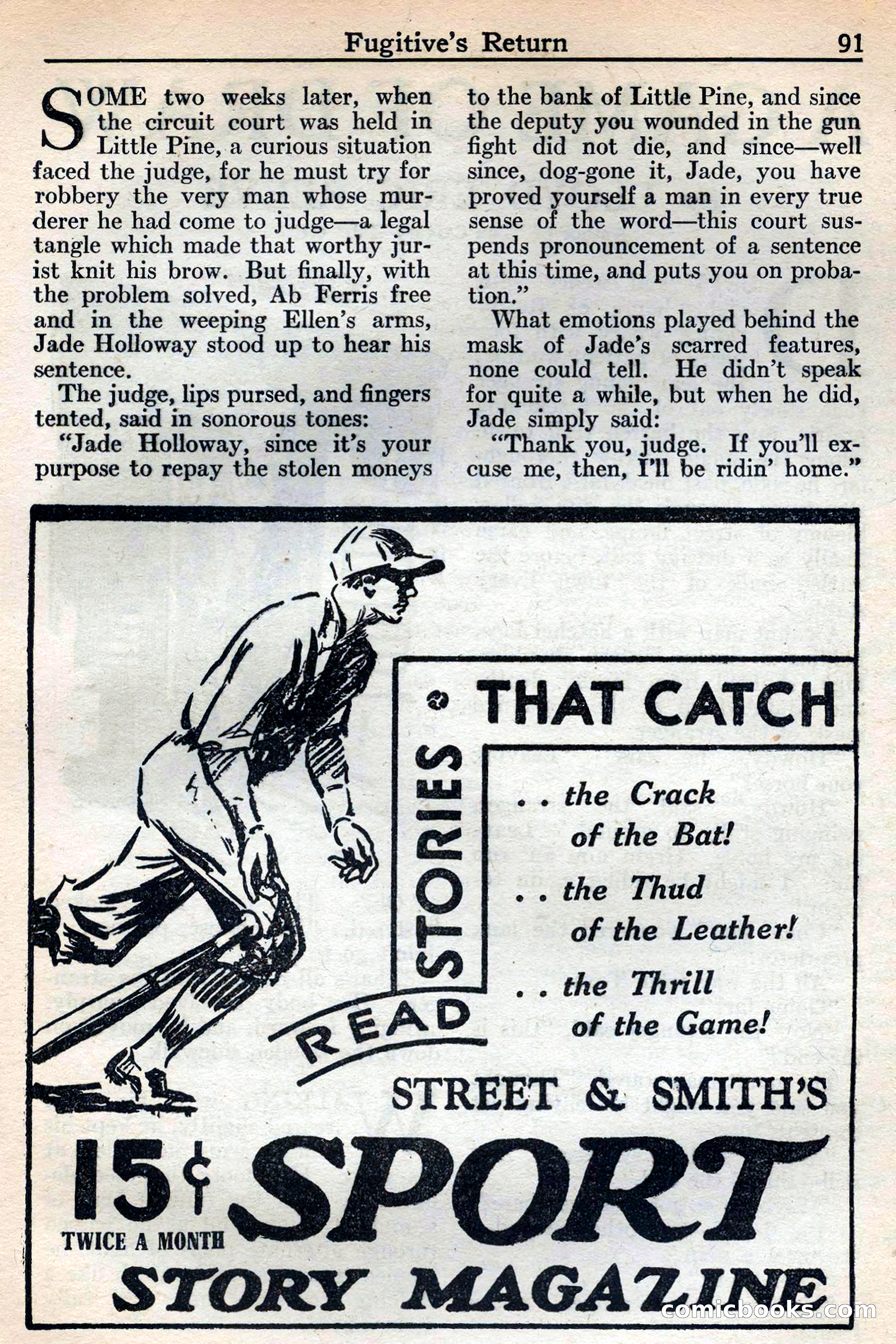 Western Story Magazine, May 12, 1934 — page 93: Pulp Fiction, 1934