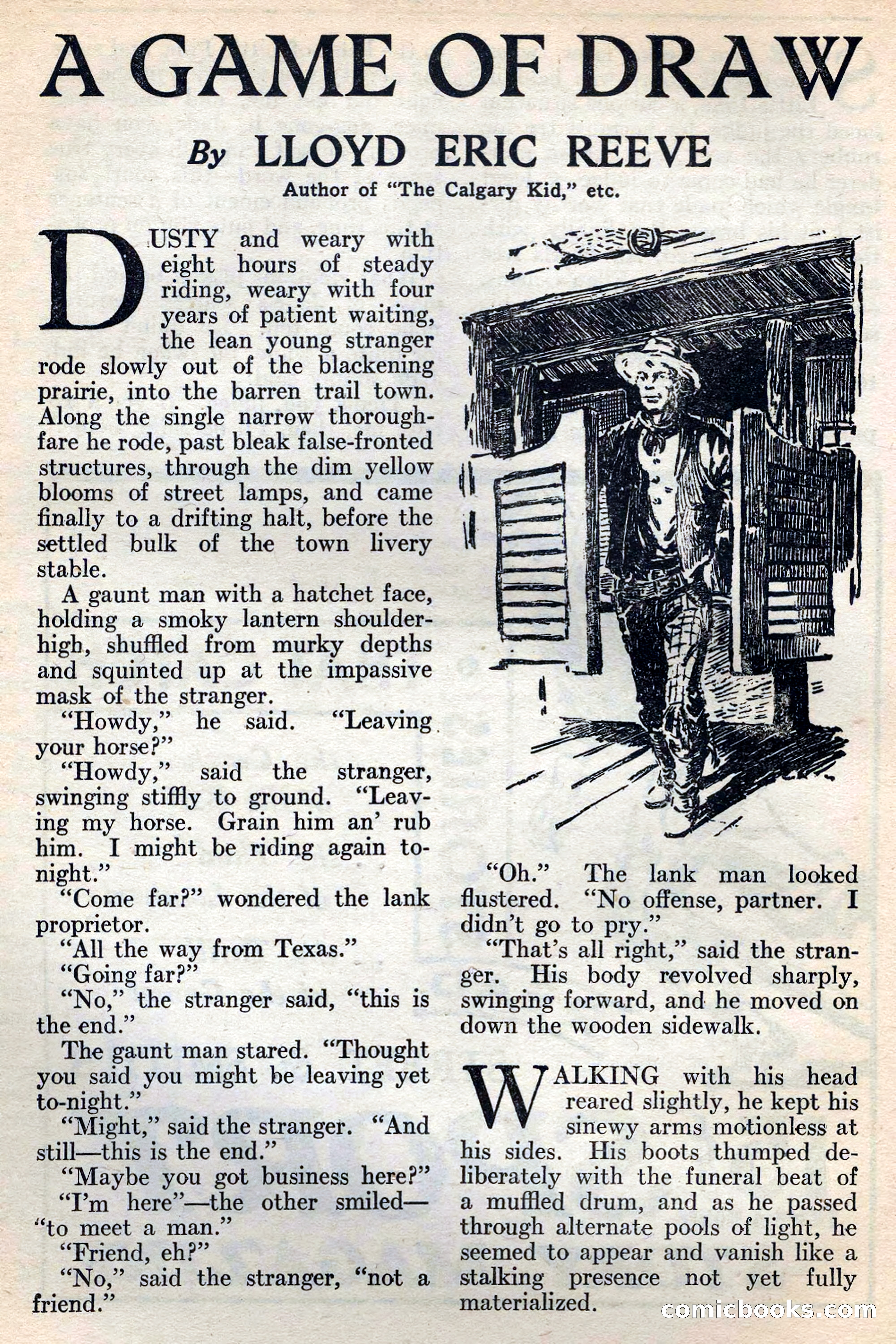 Western Story Magazine, May 12, 1934 — page 94: Pulp Fiction, 1934