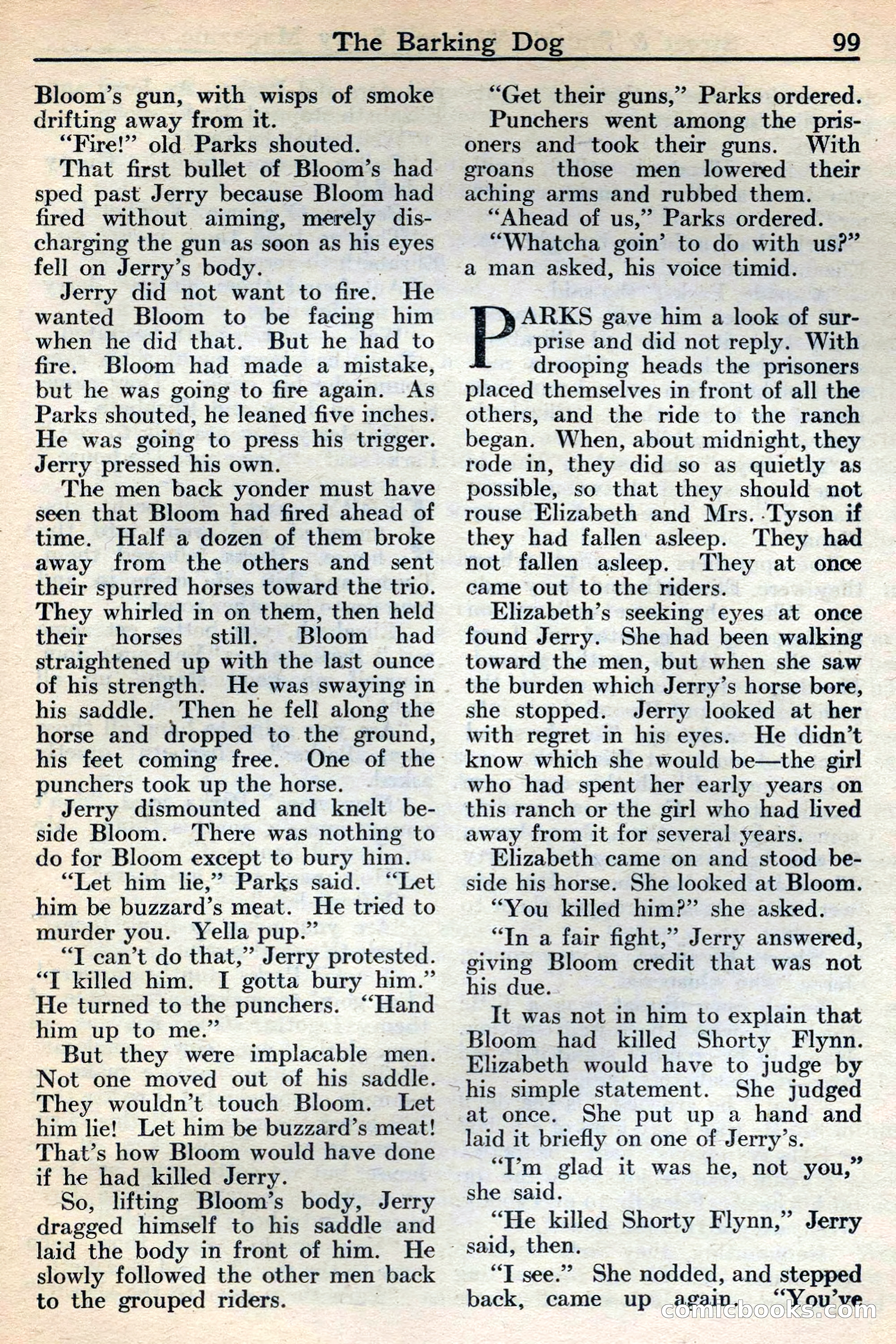 Western Story Magazine, May 12, 1934 — page 101: Pulp Fiction, 1934