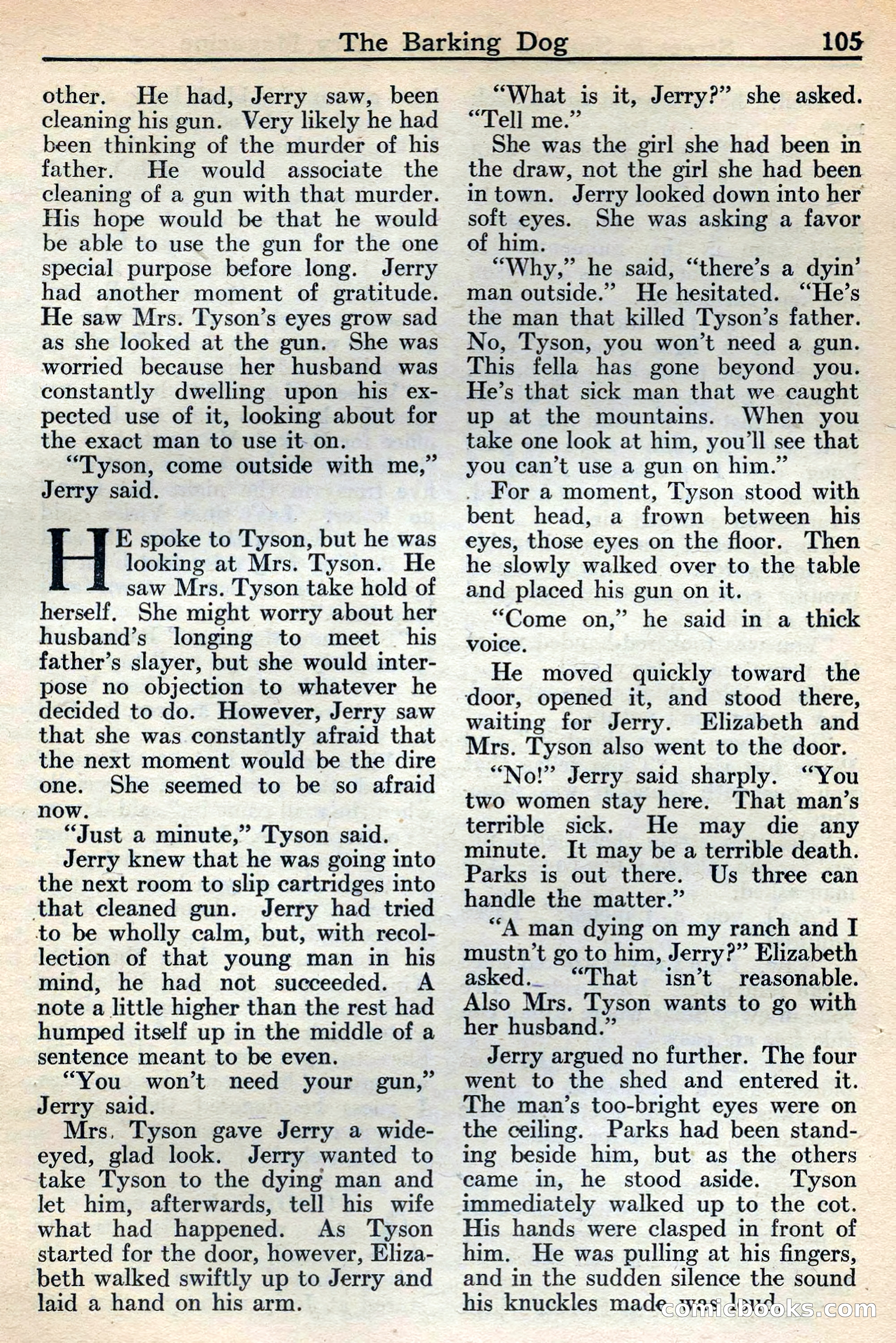 Western Story Magazine, May 12, 1934 — page 107: Pulp Fiction, 1934