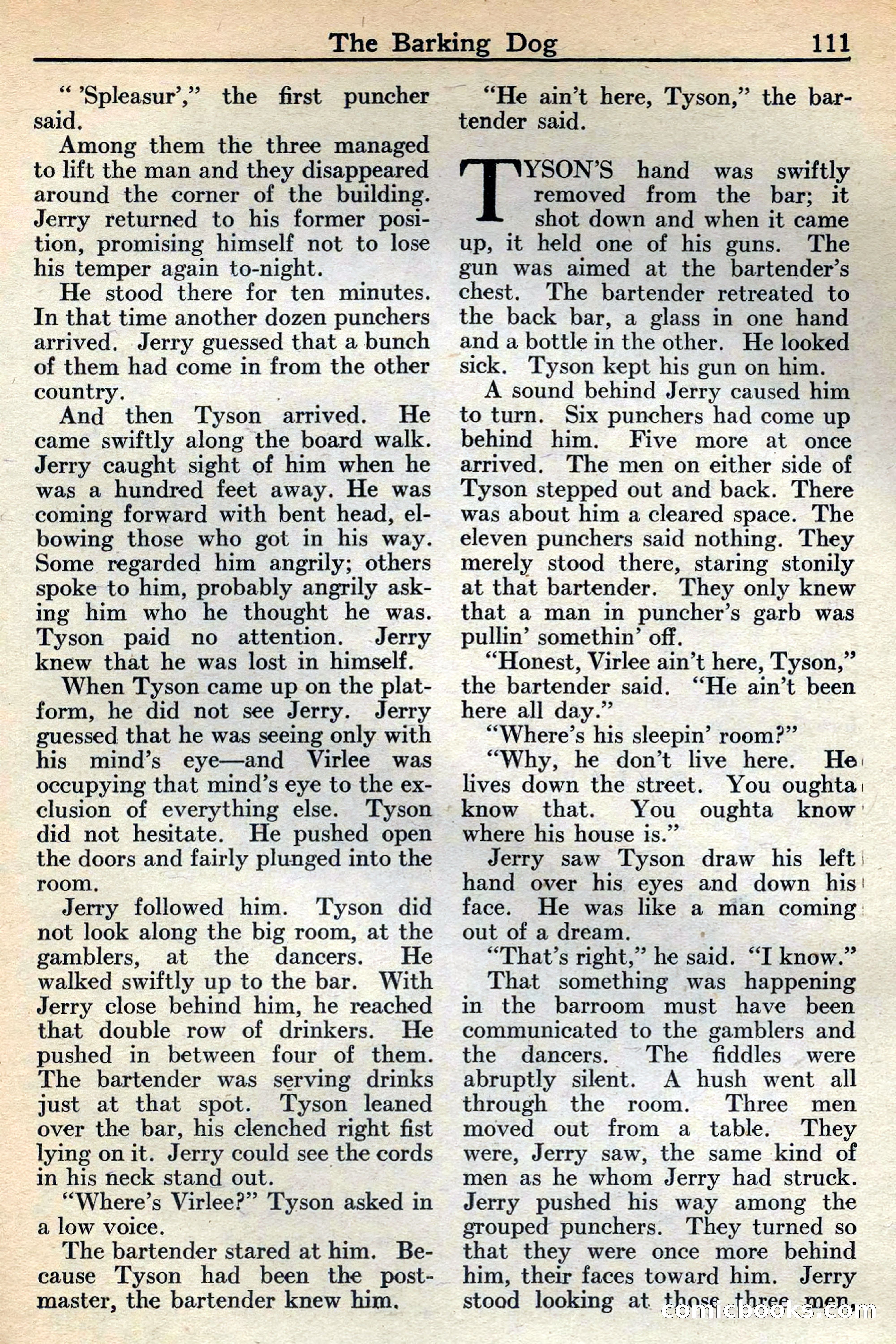 Western Story Magazine, May 12, 1934 — page 113: Pulp Fiction, 1934