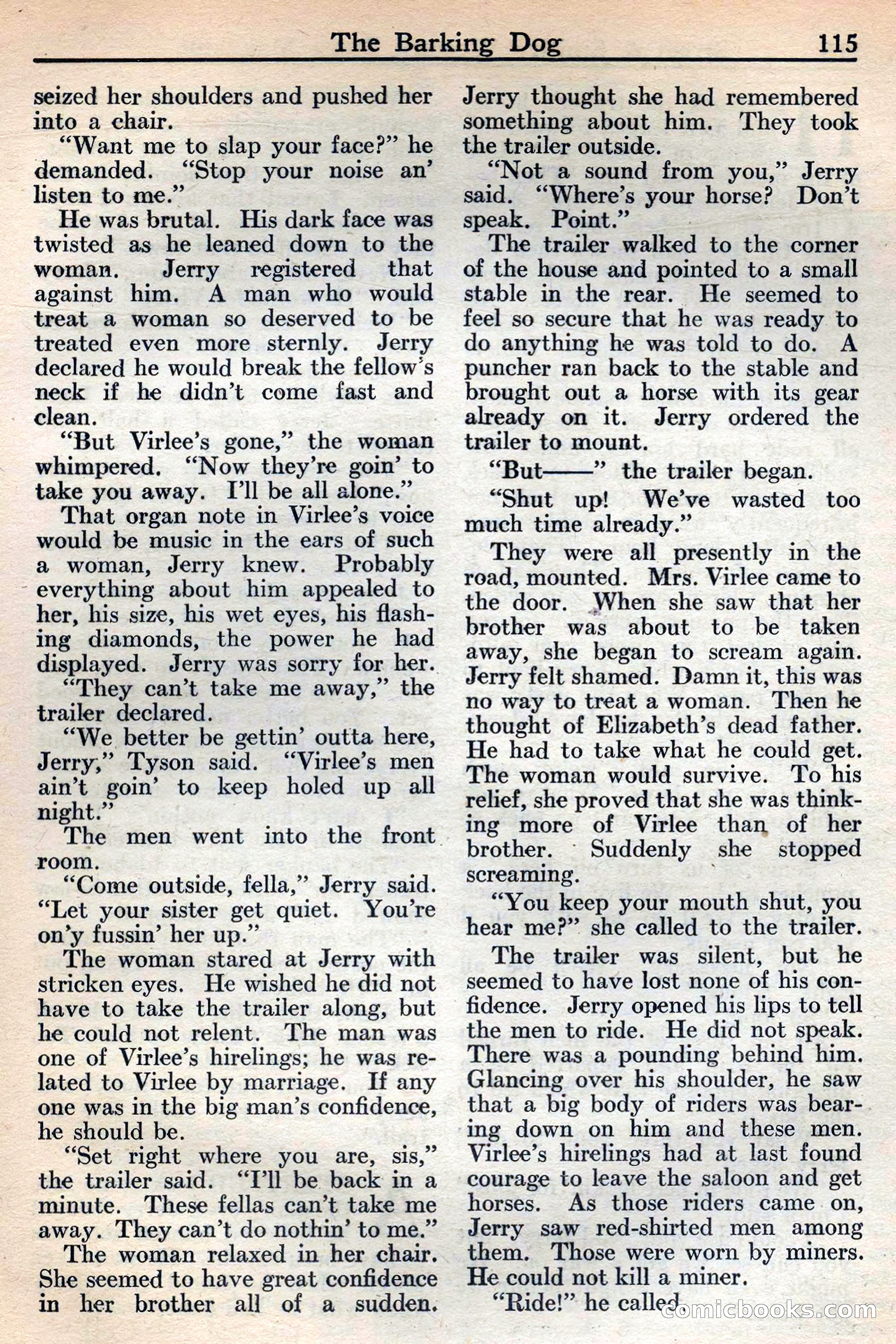 Western Story Magazine, May 12, 1934 — page 117: Pulp Fiction, 1934