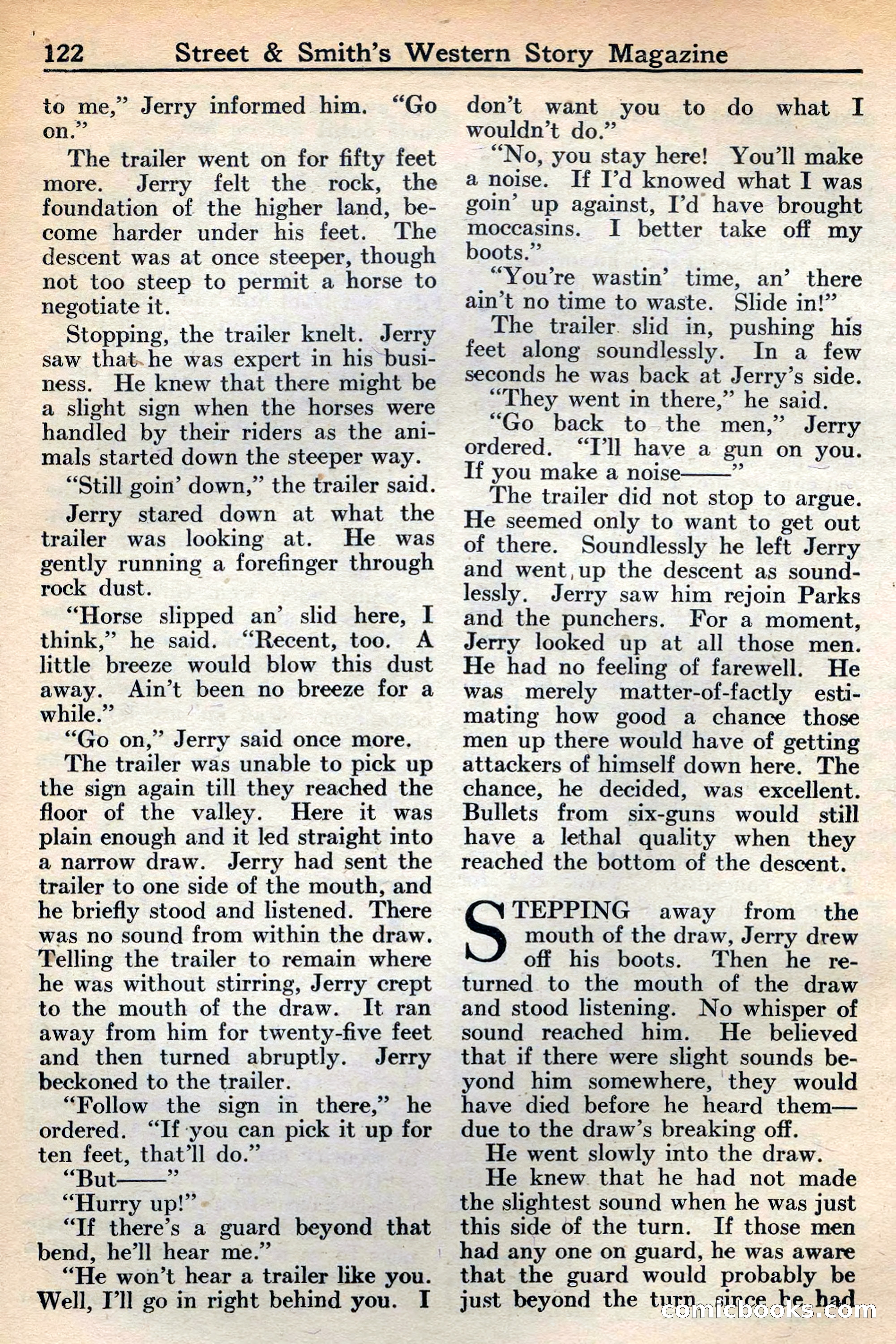 Western Story Magazine, May 12, 1934 — page 124: Pulp Fiction, 1934