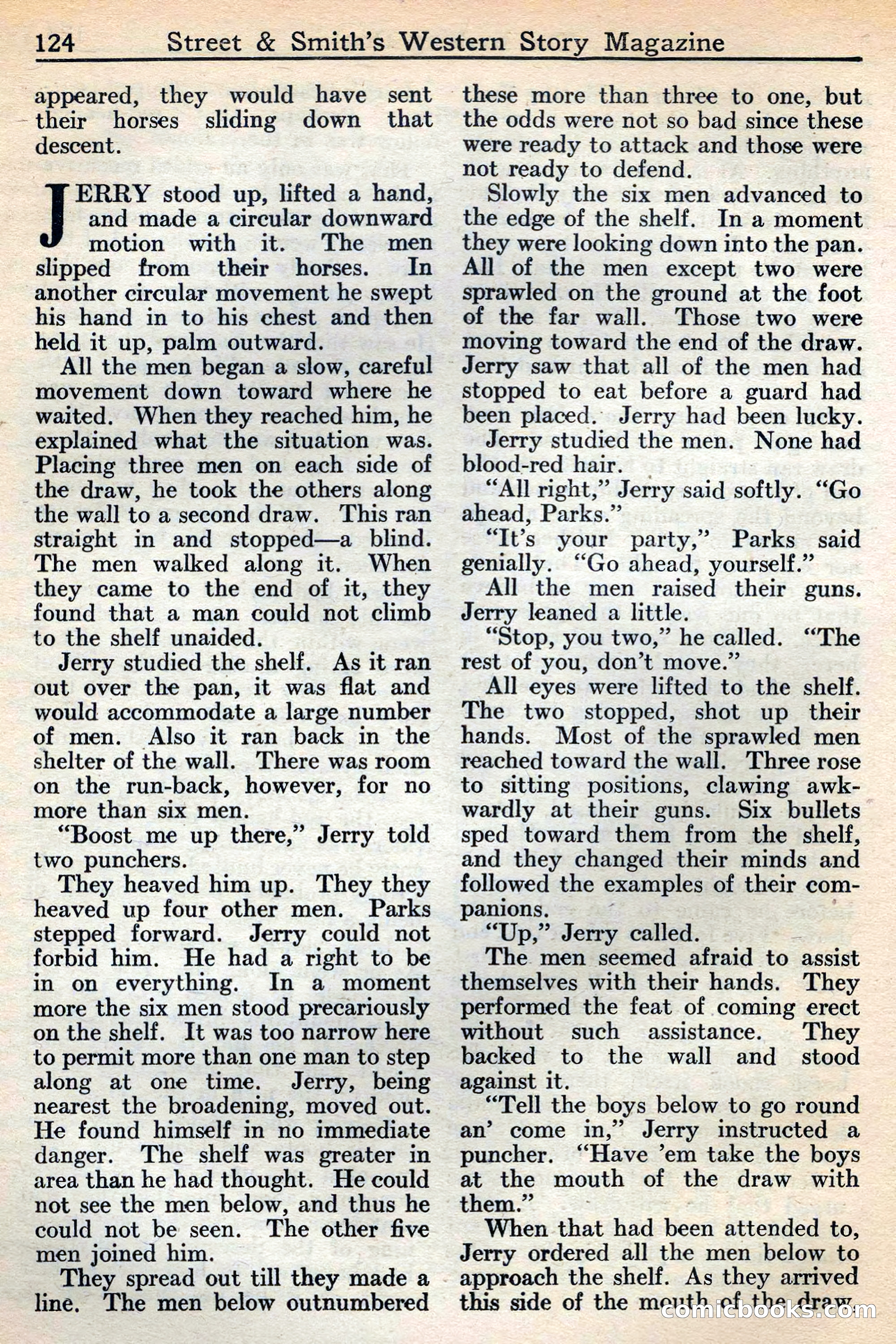Western Story Magazine, May 12, 1934 — page 126: Pulp Fiction, 1934