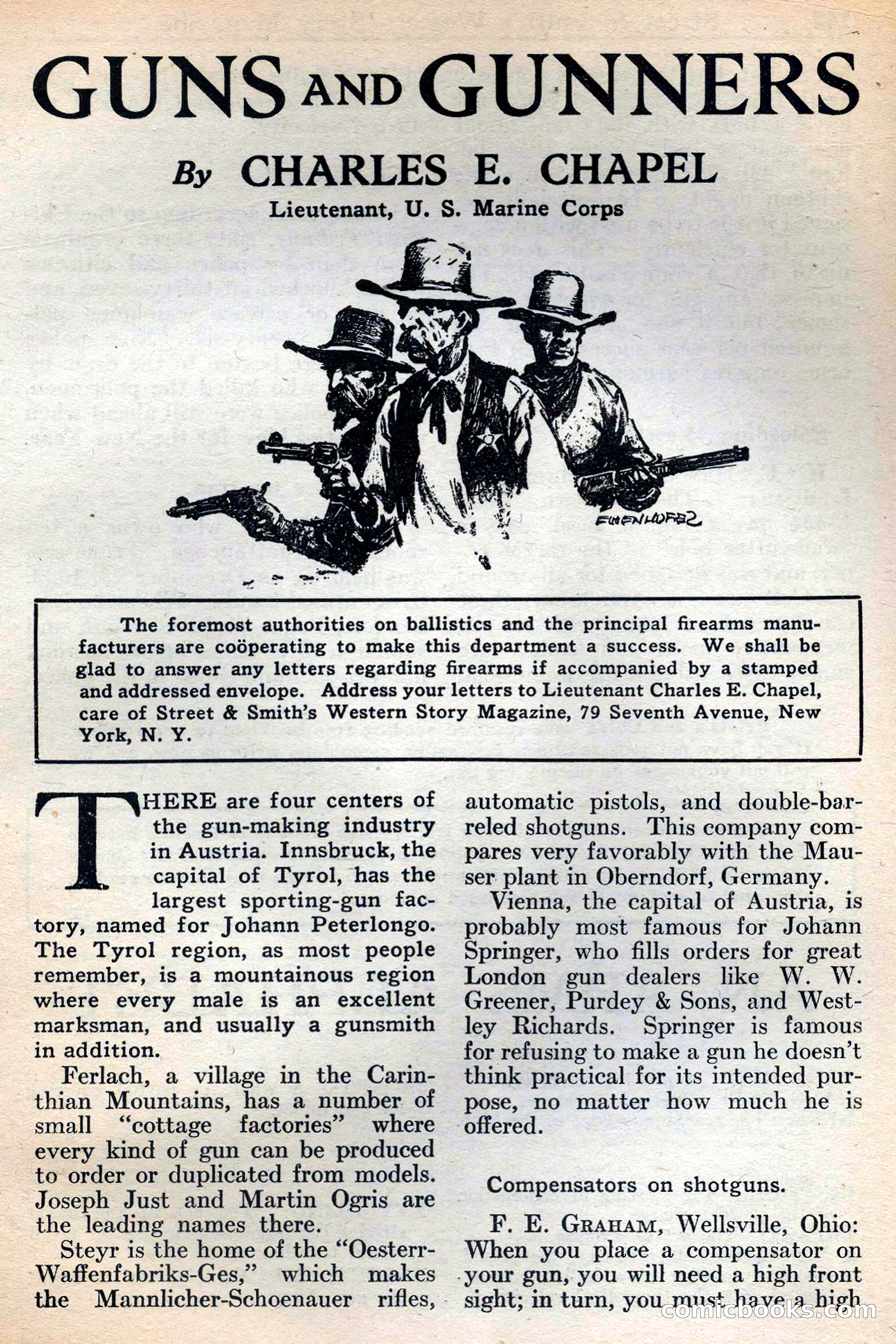 Western Story Magazine, May 12, 1934 — page 143: Pulp Fiction, 1934