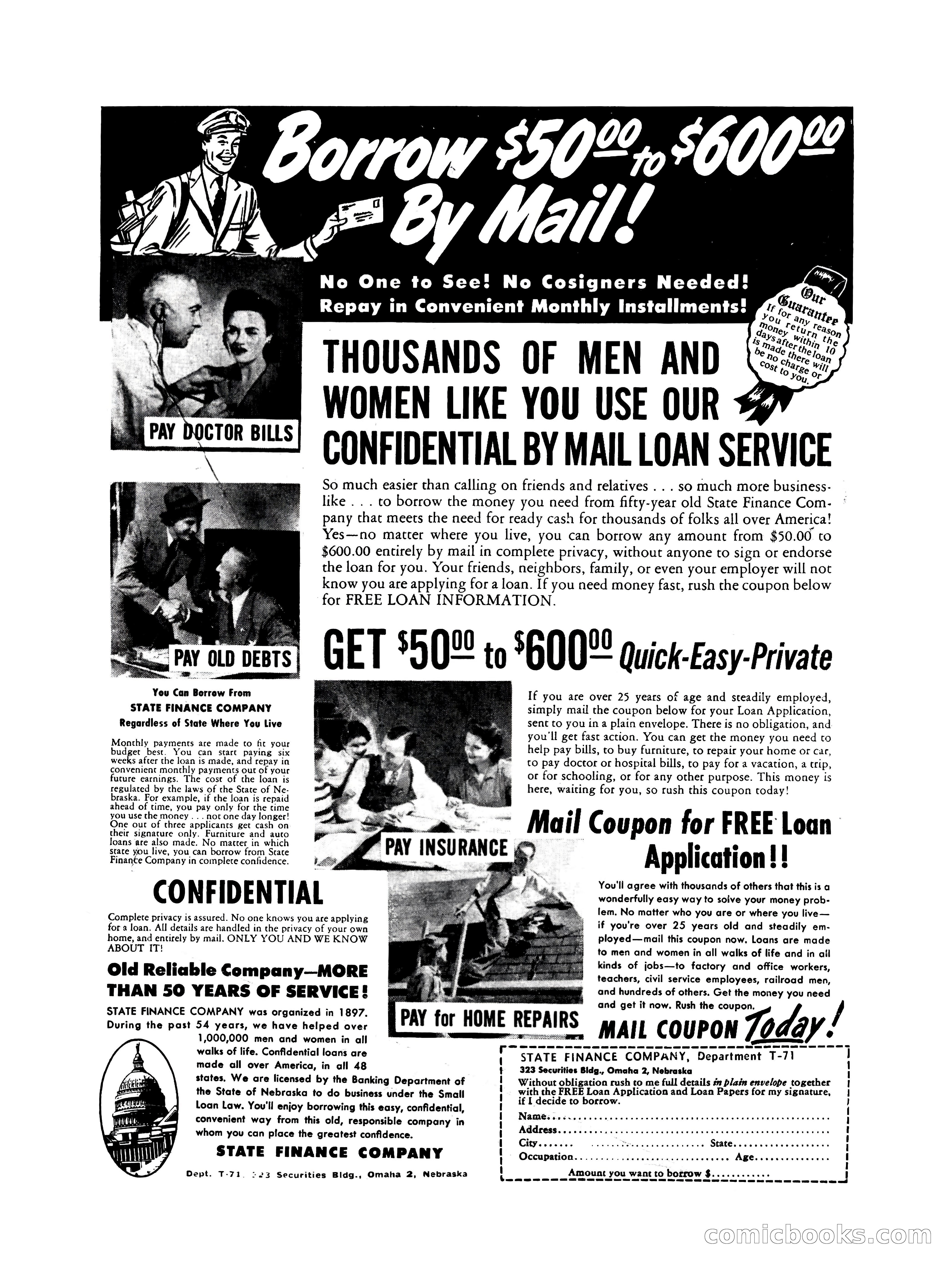 Fifteen Western Tales, January 1953 — page 2: Pulp Fiction, 1953
