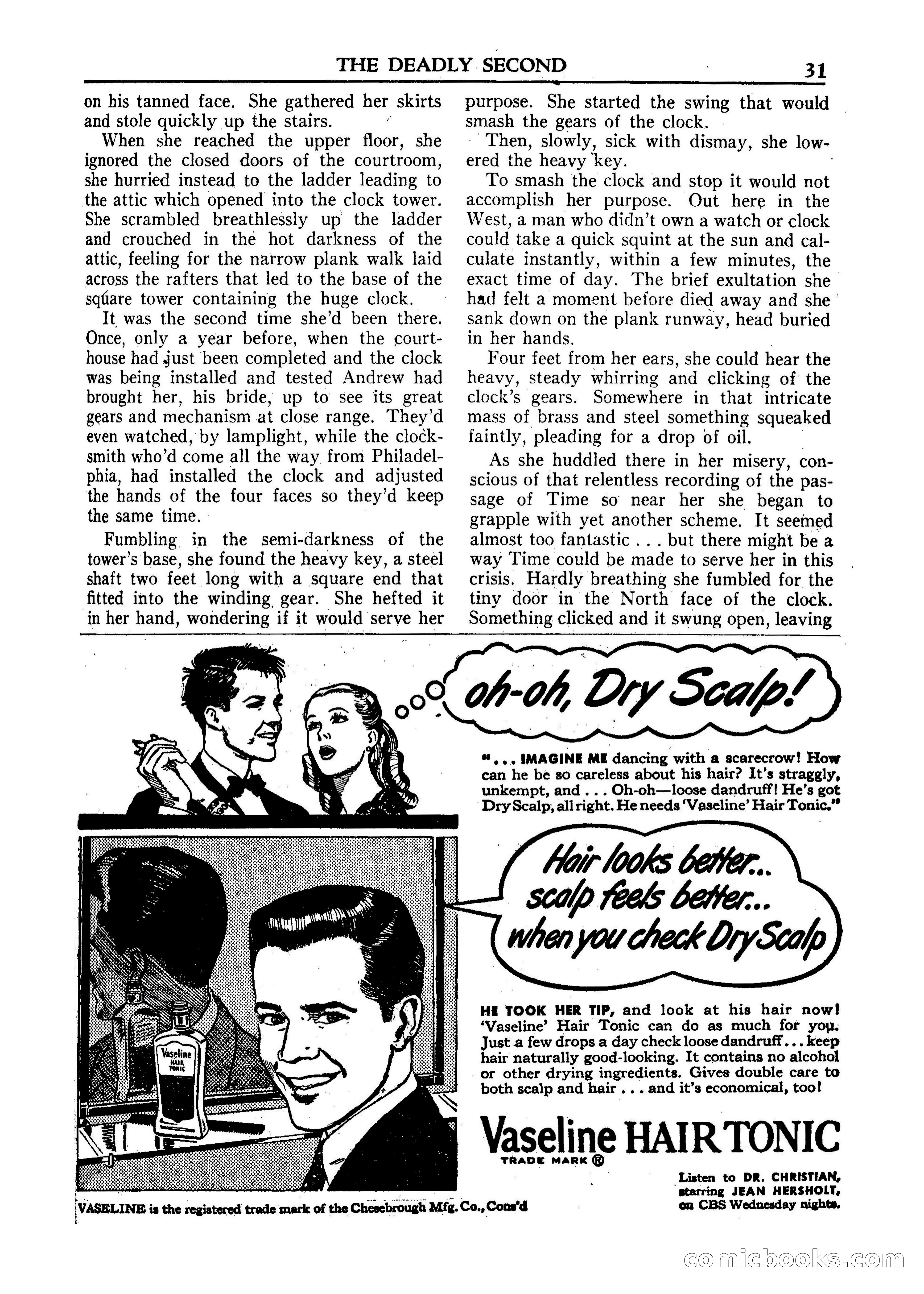 Fifteen Western Tales, January 1953 — page 31: Pulp Fiction, 1953