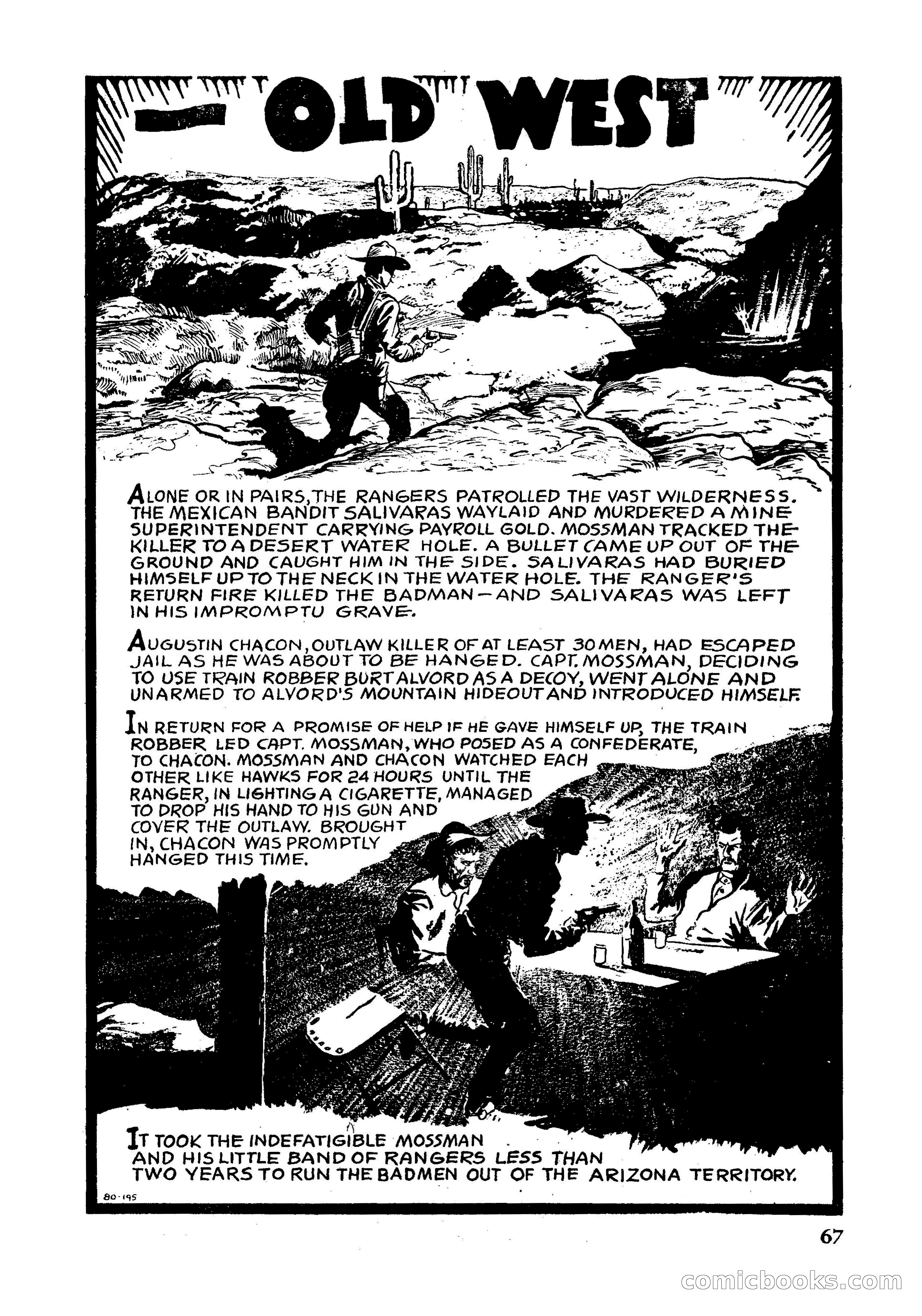 Fifteen Western Tales, January 1953 — page 67: Pulp Fiction, 1953
