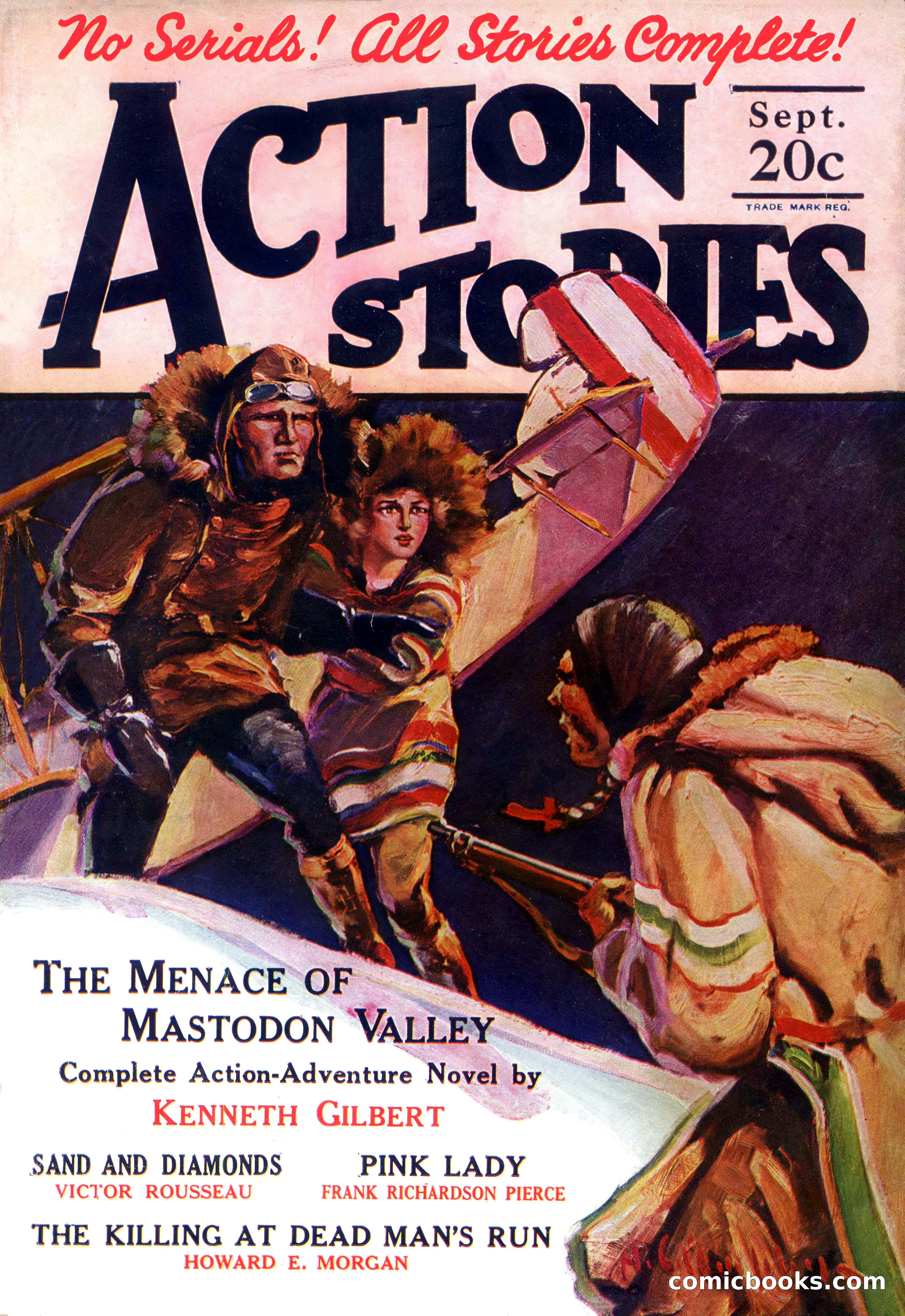 Action Stories, September 1926 — page 1 of 148