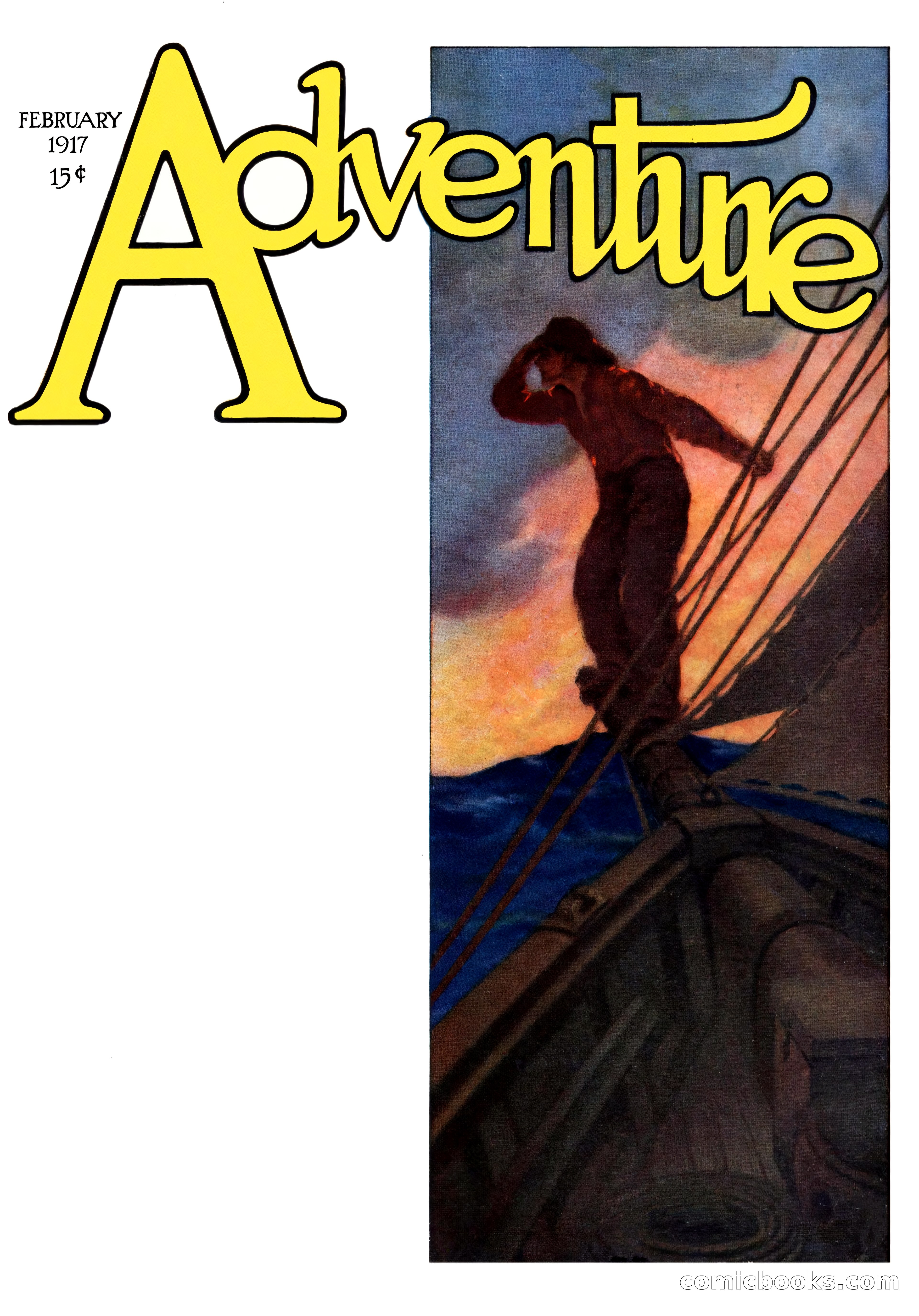 Adventure, February 1917 — page 1 of 228