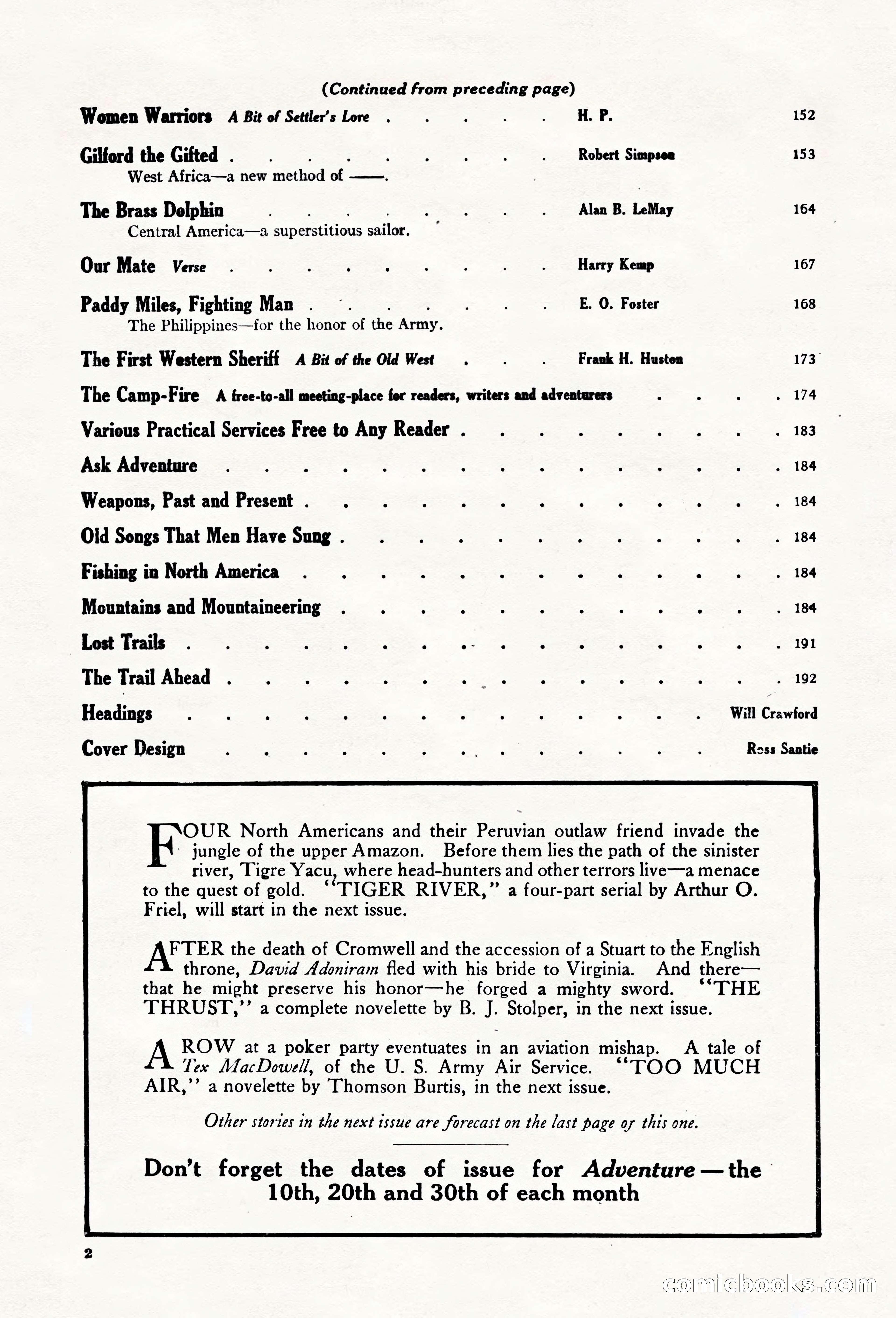 Adventure Magazine Cover — page 8 of 200