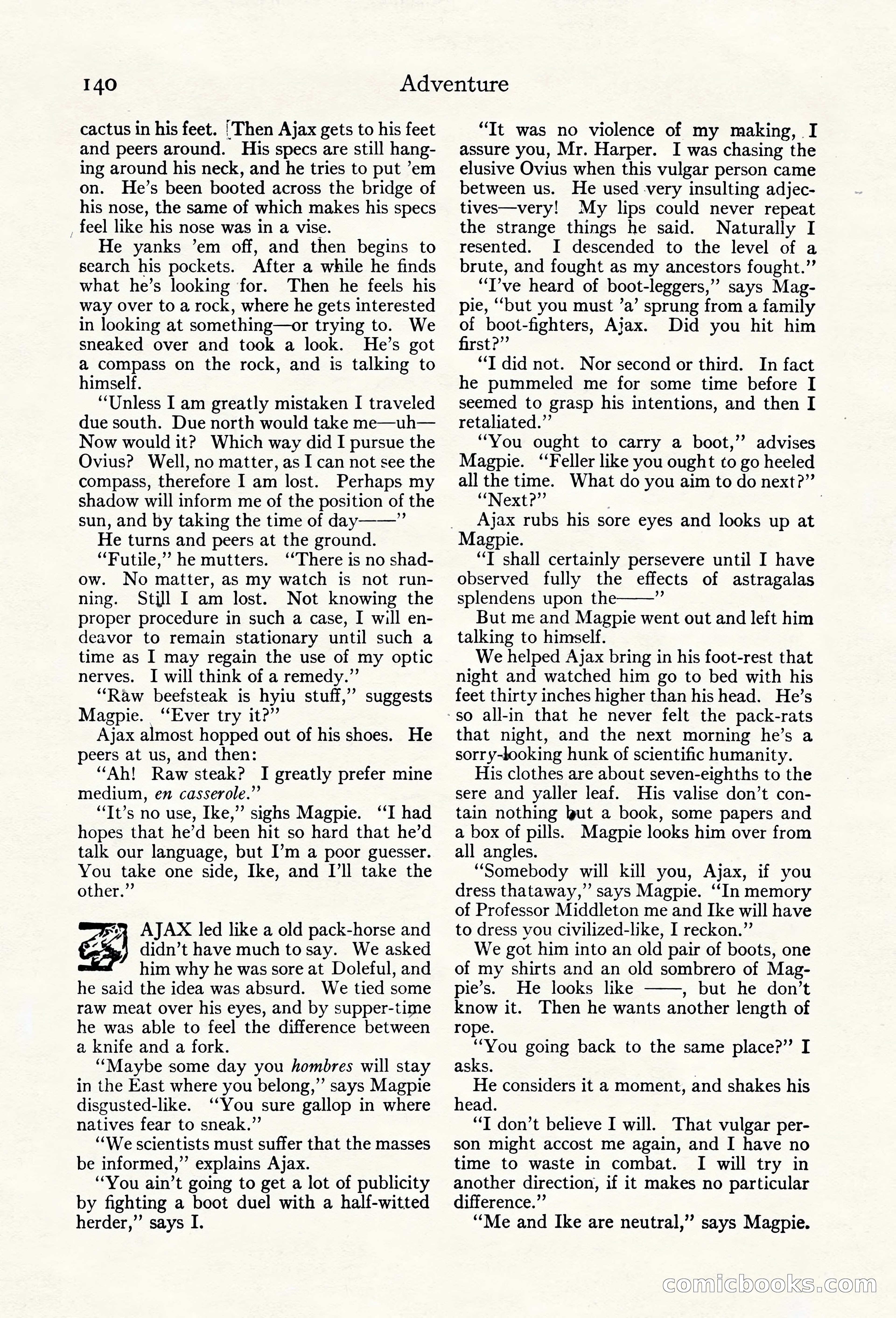 Adventure Magazine Cover — page 146 of 200