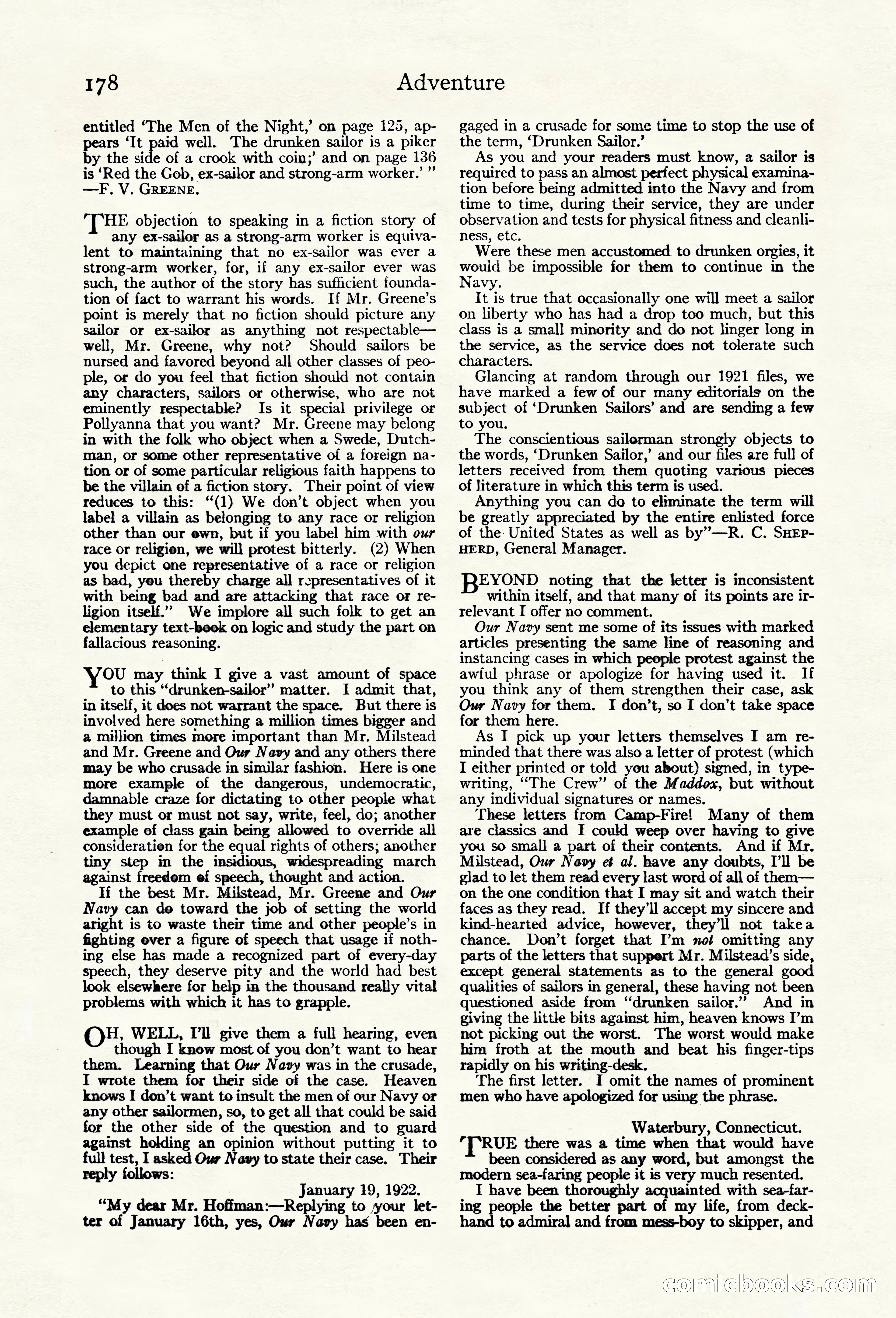 Adventure Magazine Cover — page 184 of 200