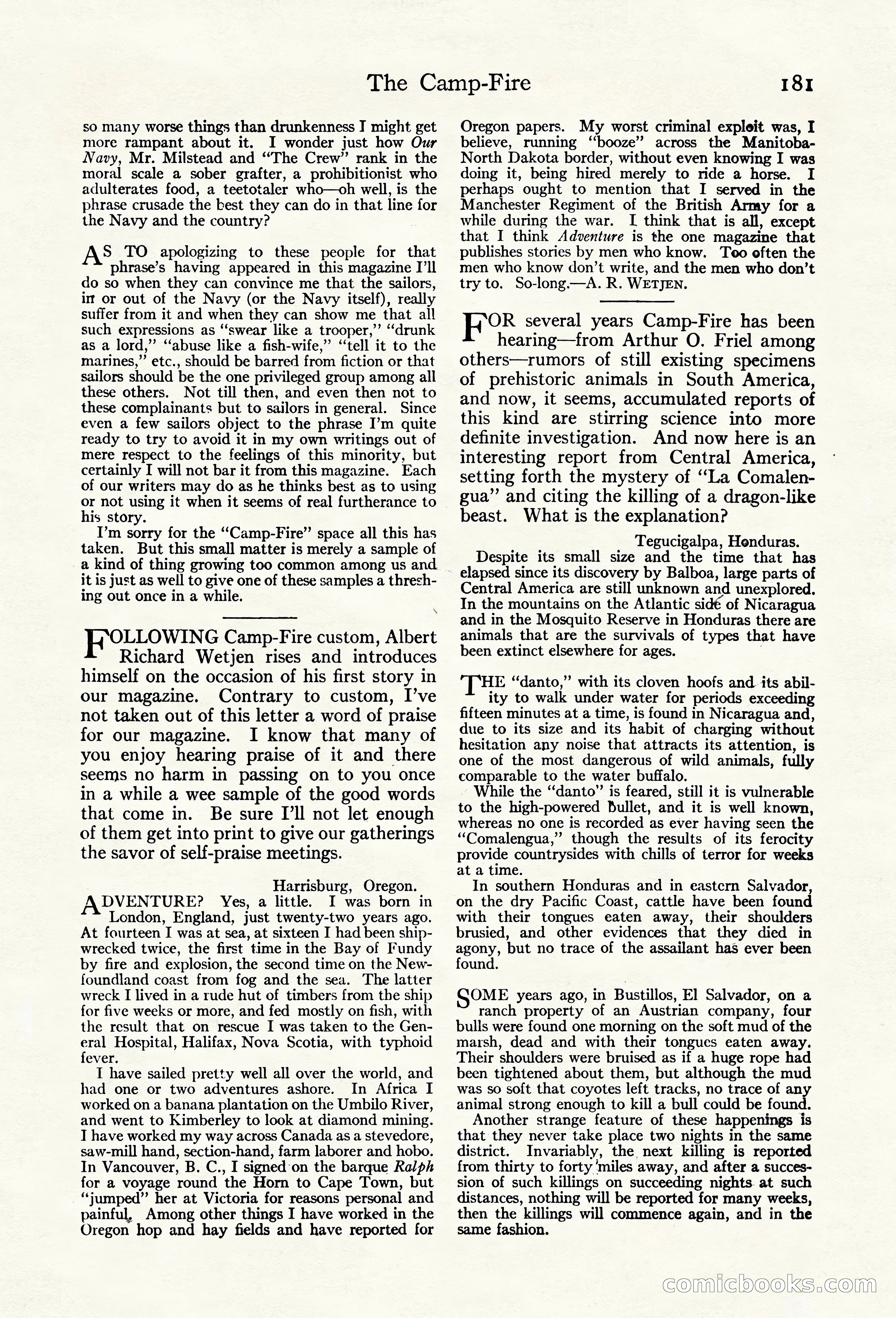 Adventure Magazine Cover — page 187 of 200