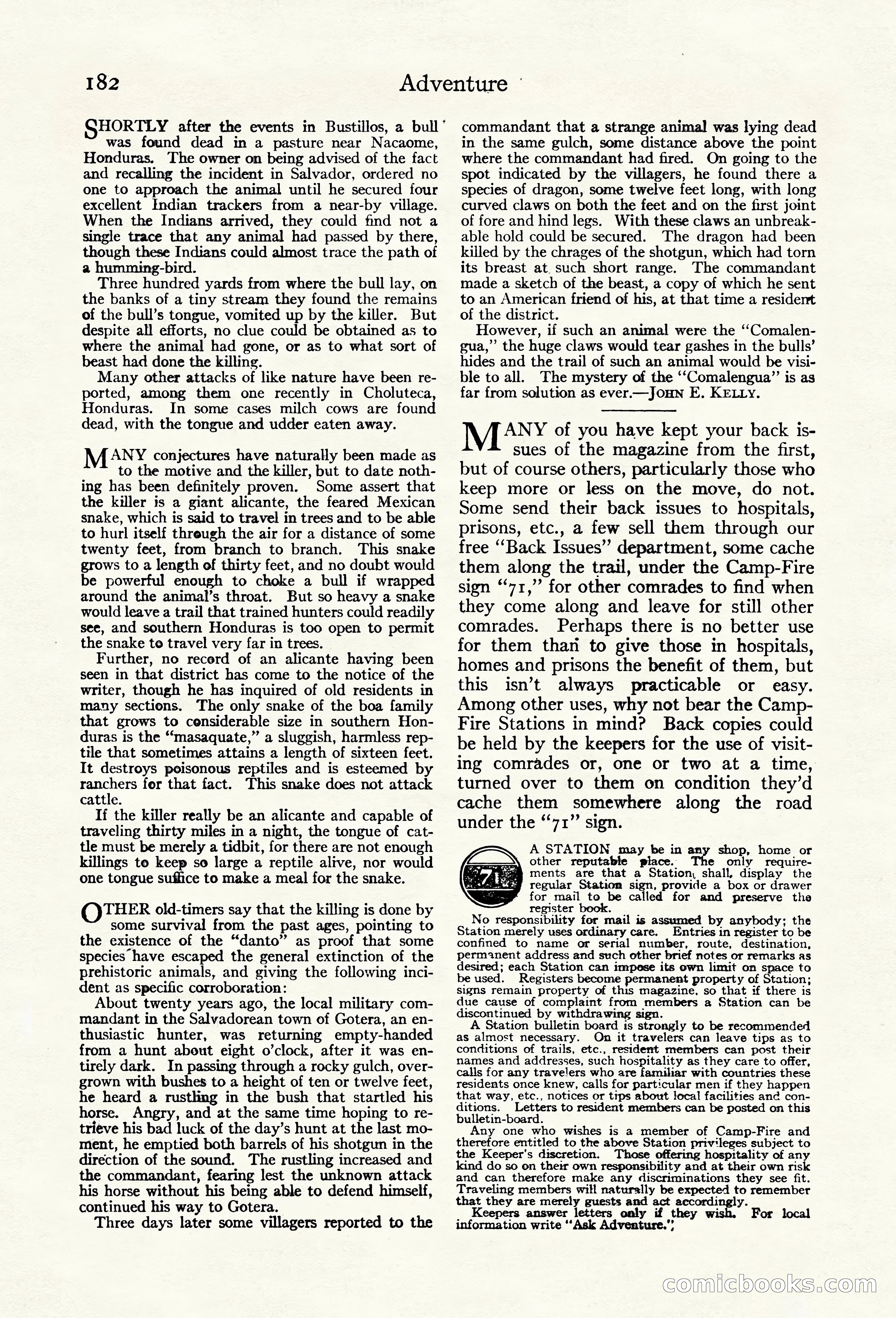 Adventure Magazine Cover — page 188 of 200