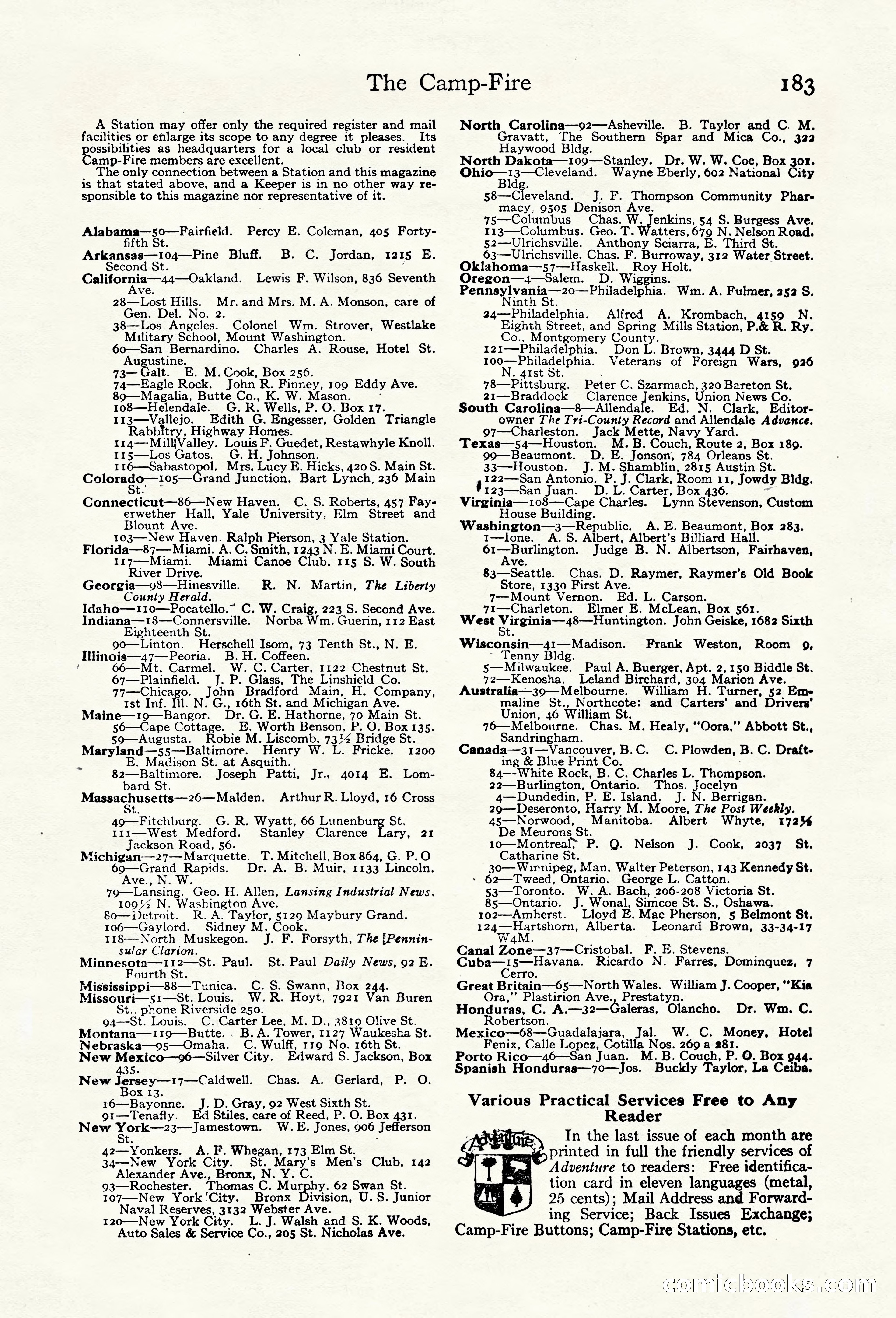Adventure Magazine Cover — page 189 of 200