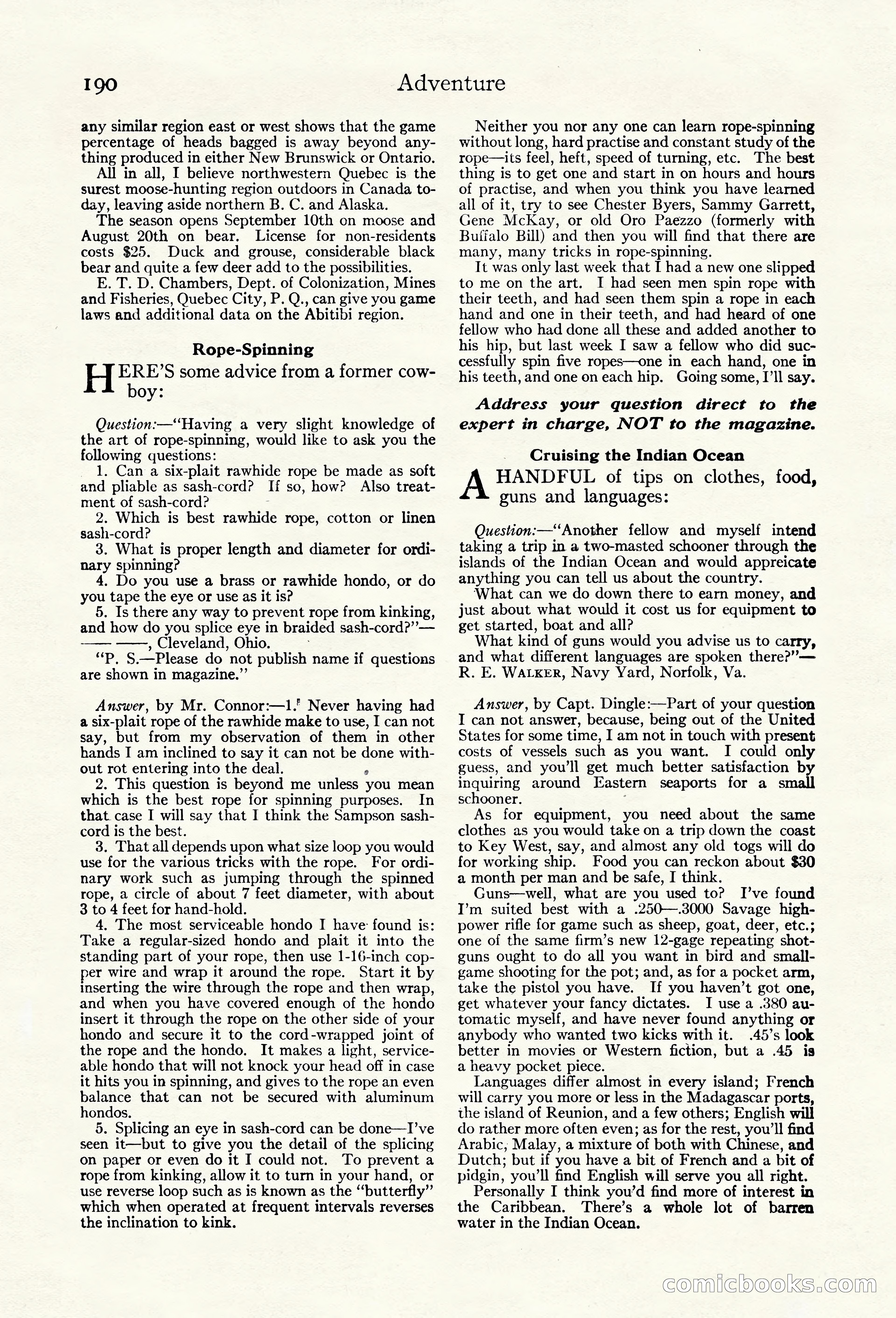 Adventure Magazine Cover — page 196 of 200