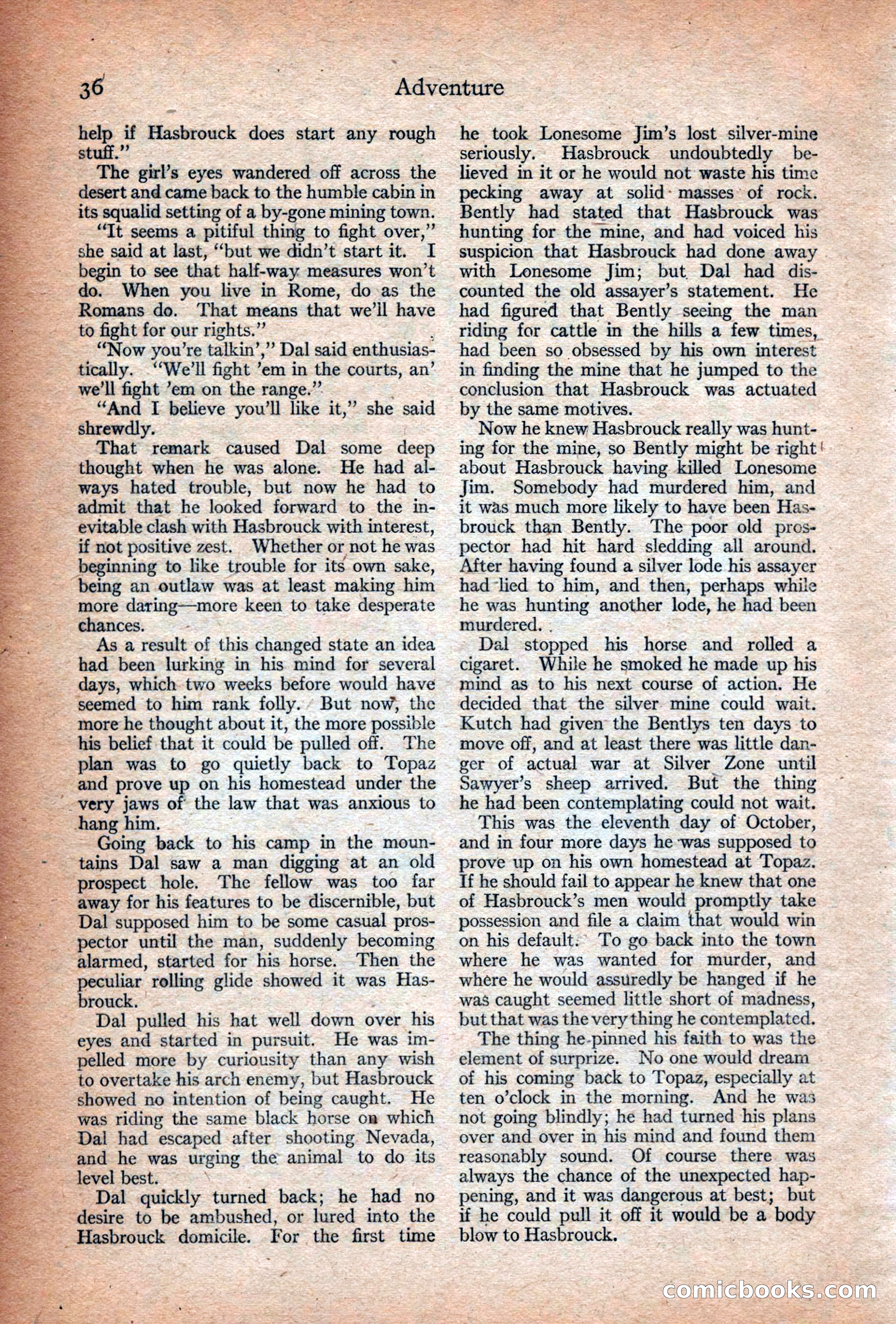 Adventure Magazine Cover — page 38 of 196