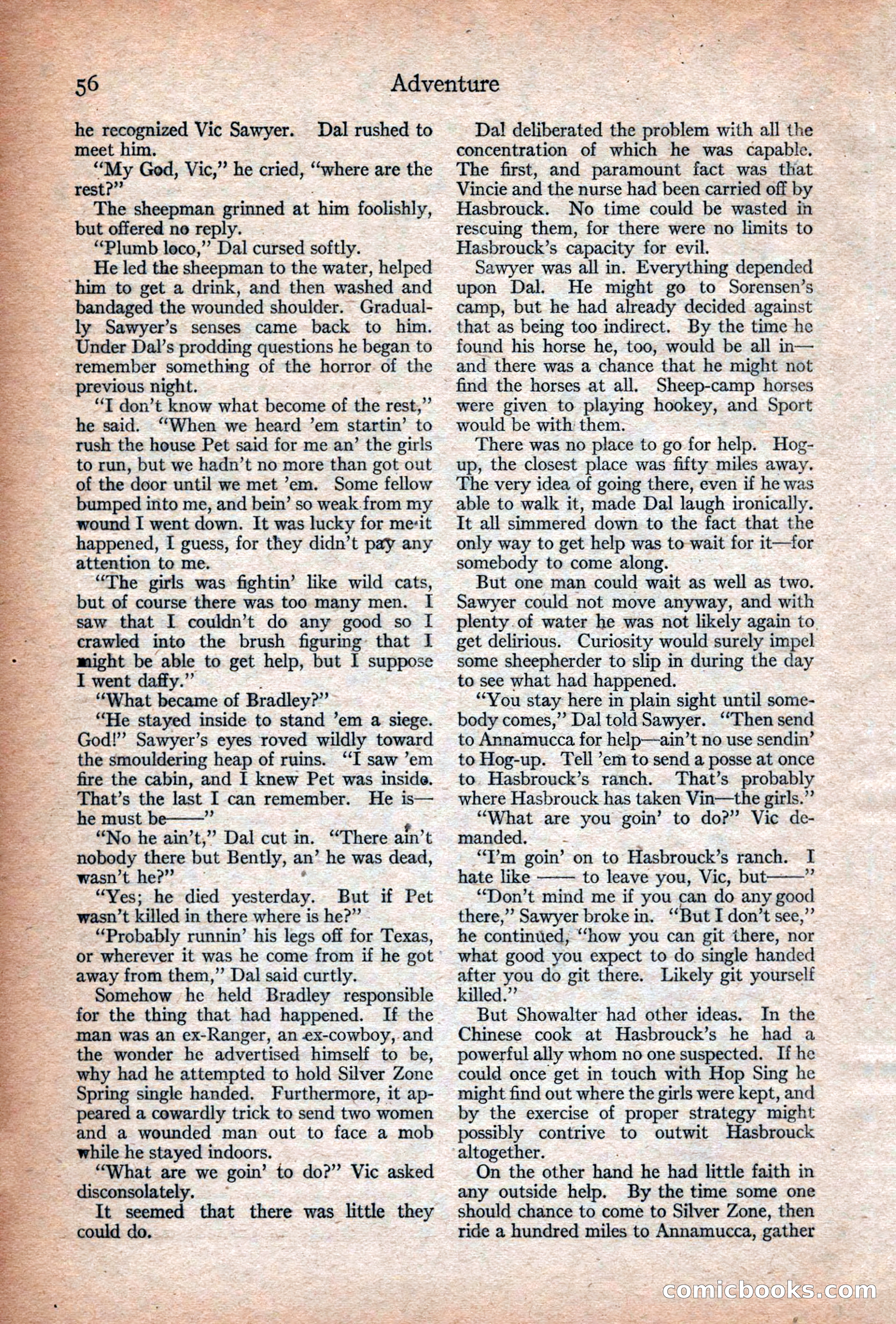 Adventure Magazine Cover — page 58 of 196