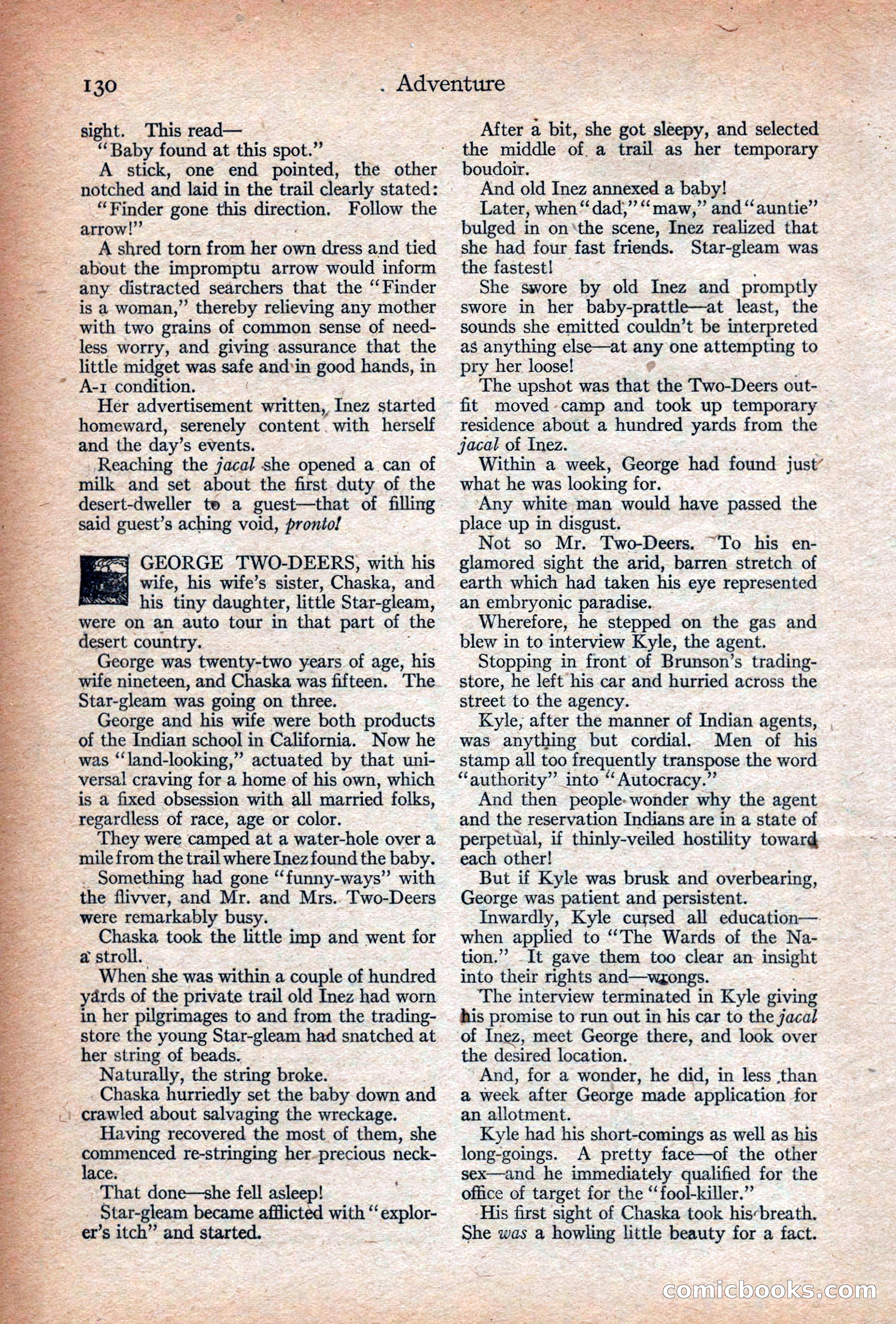 Adventure Magazine Cover — page 132 of 196